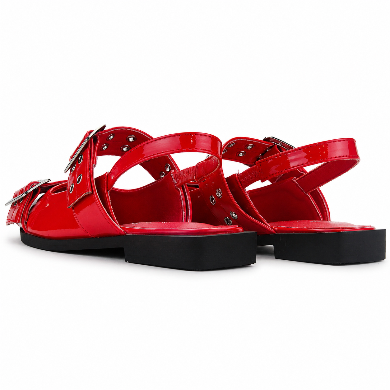 Ballerina Rojo Mujer Casual Chalada Slik-6