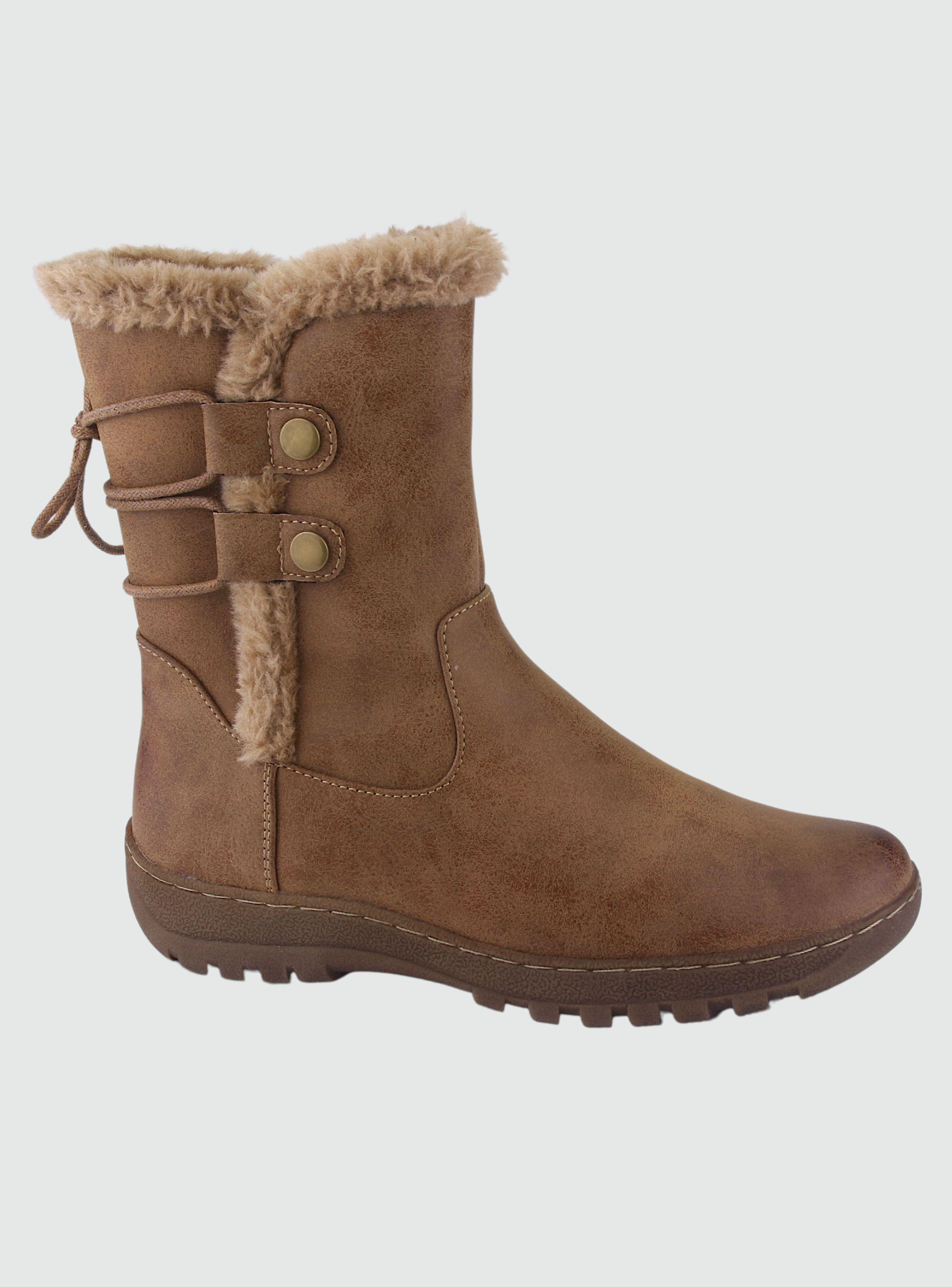 Botin Chalada Mujer Qual-3 Camel Casual-0