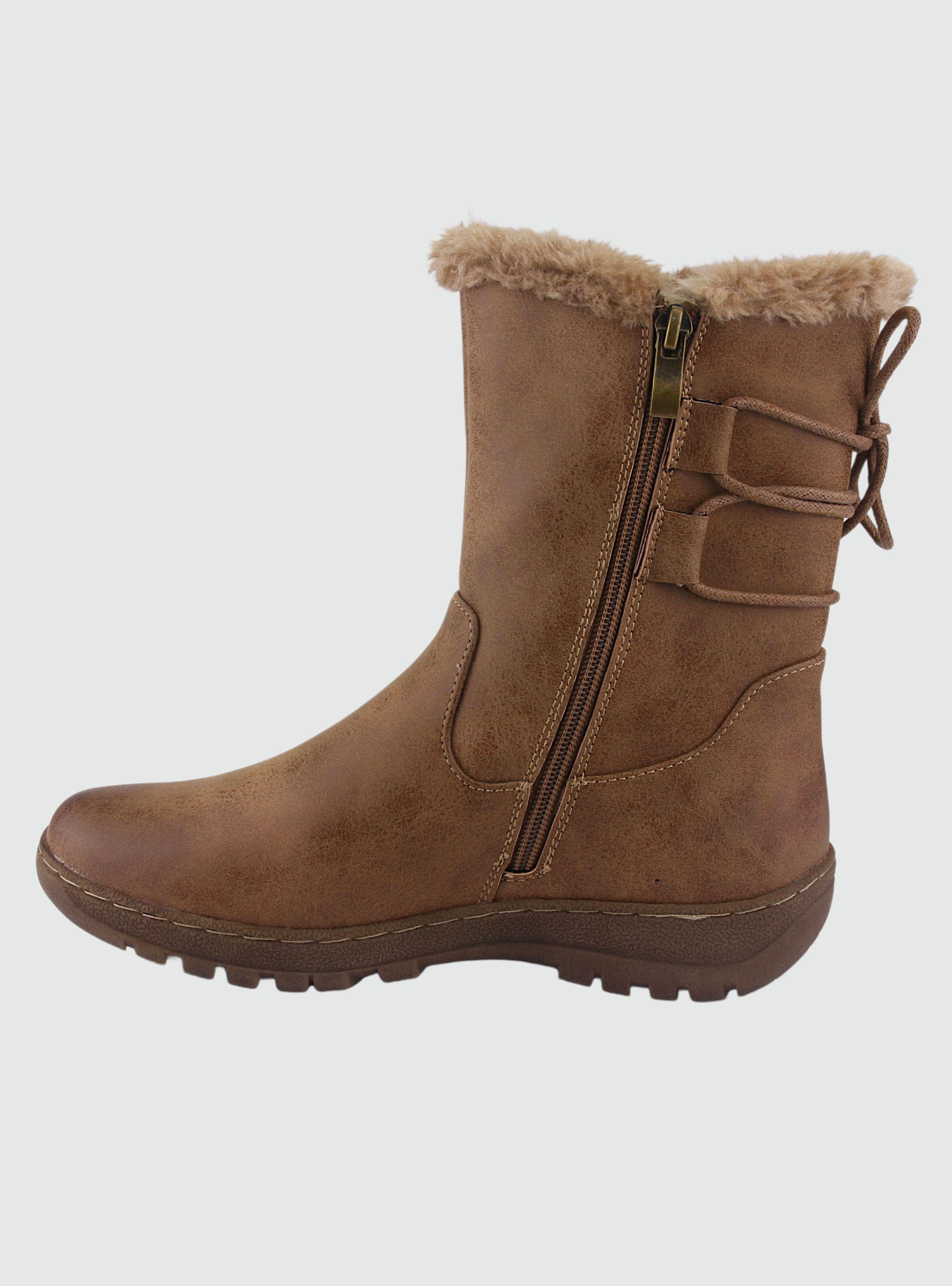 Botin Chalada Mujer Qual-3 Camel Casual-1