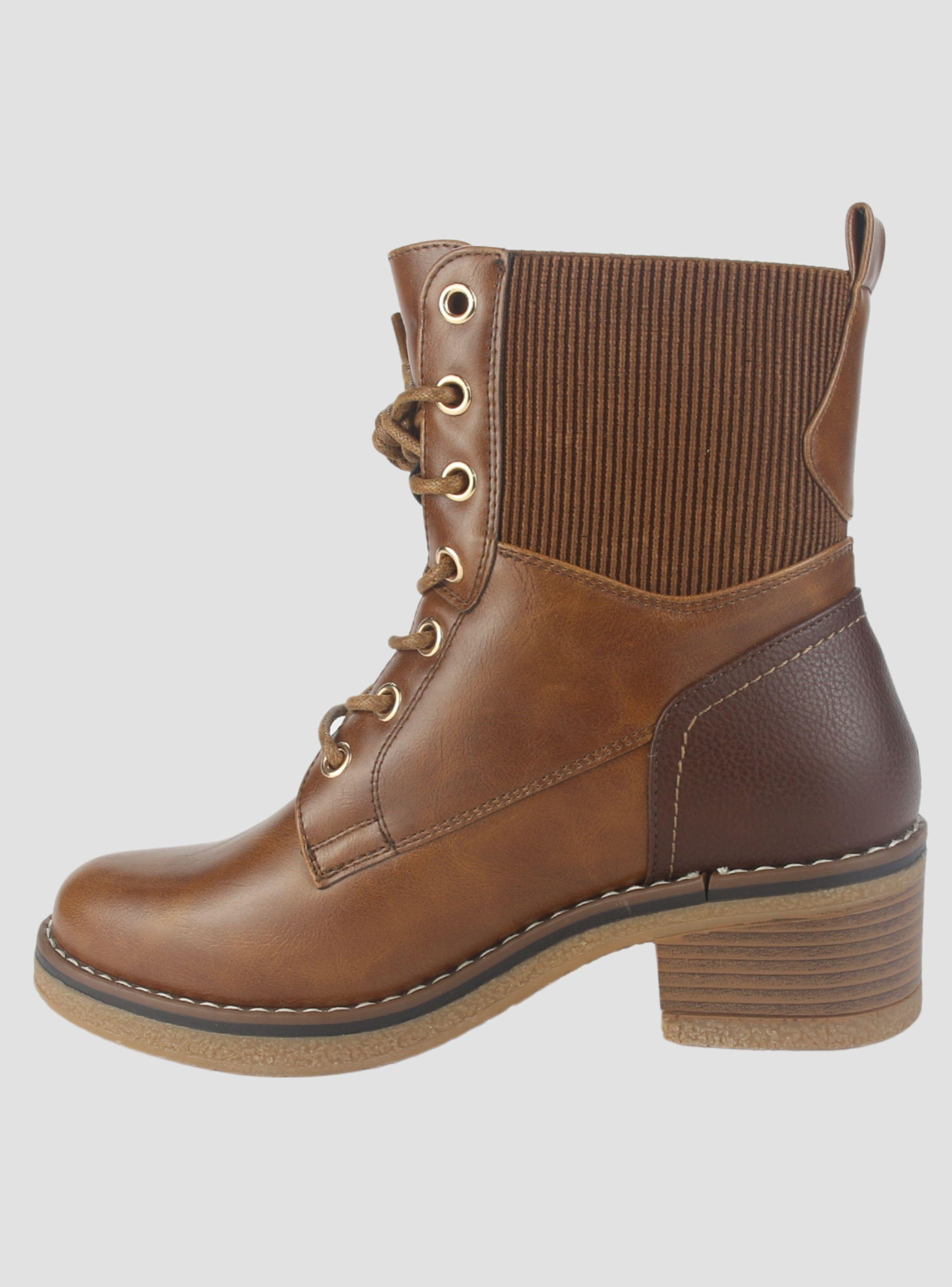Botin Chalada Mujer Brike-2 Tostado Casual-1