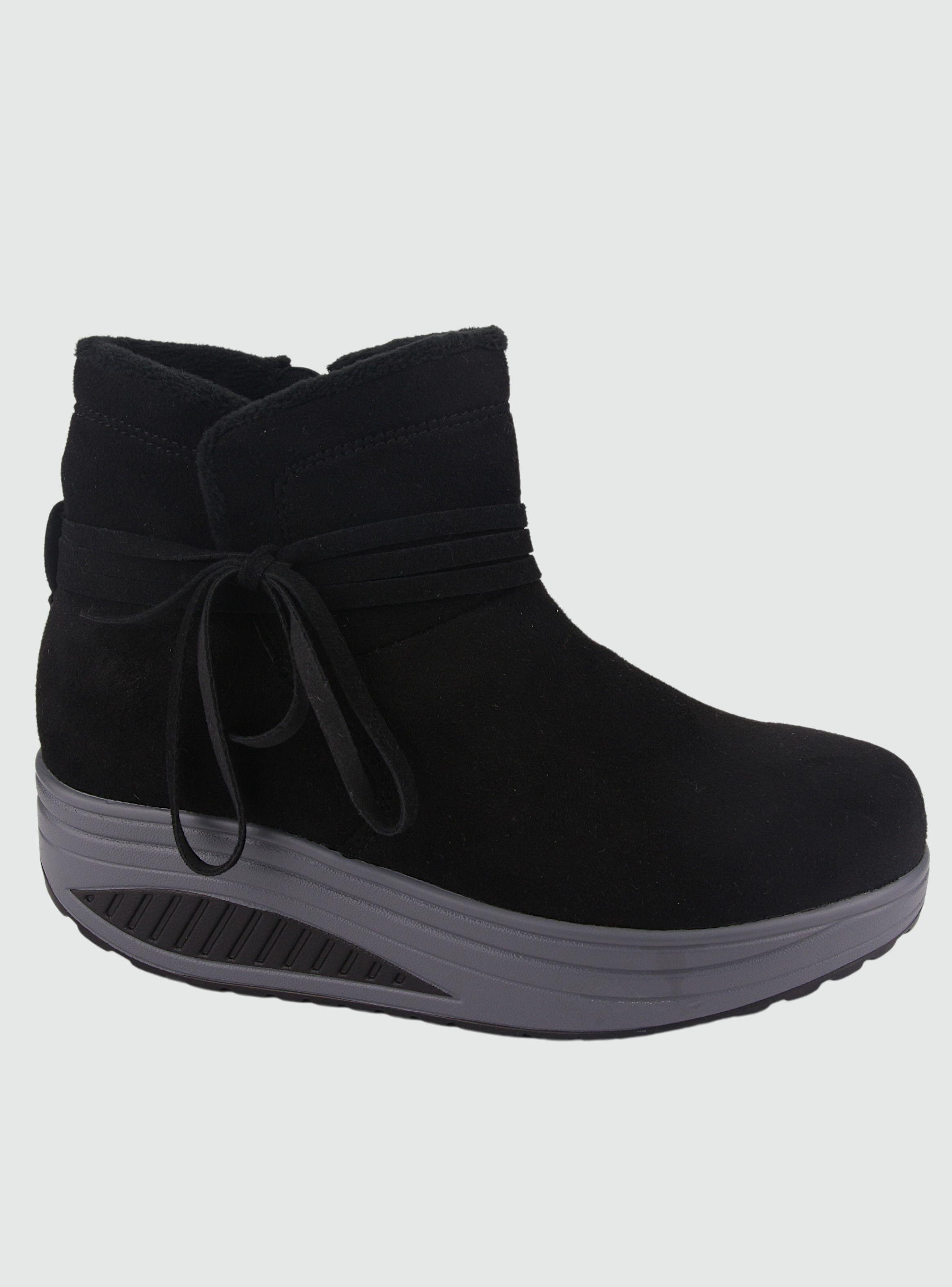 Botin Funway Mujer Tija-37 Negro Casual-0