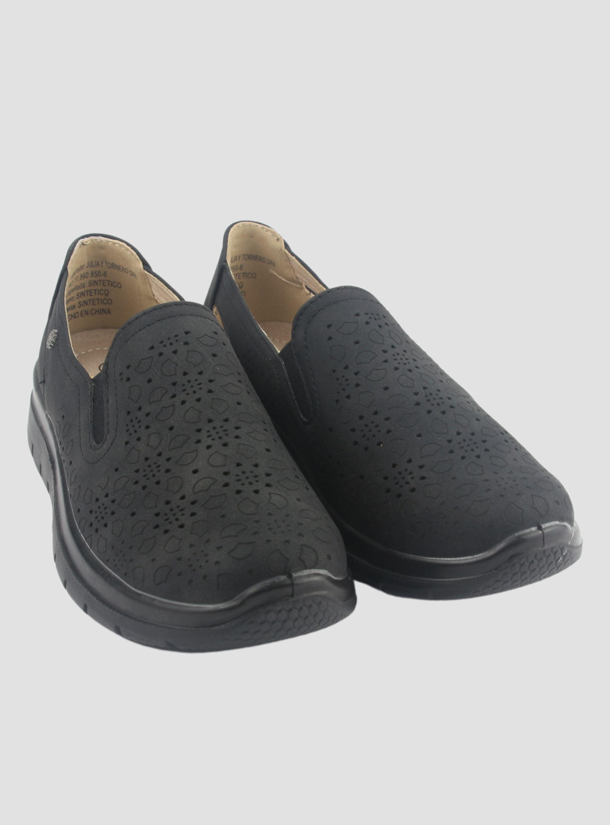 Zapato Chalada Mujer Finest-4 Negro Casual-3