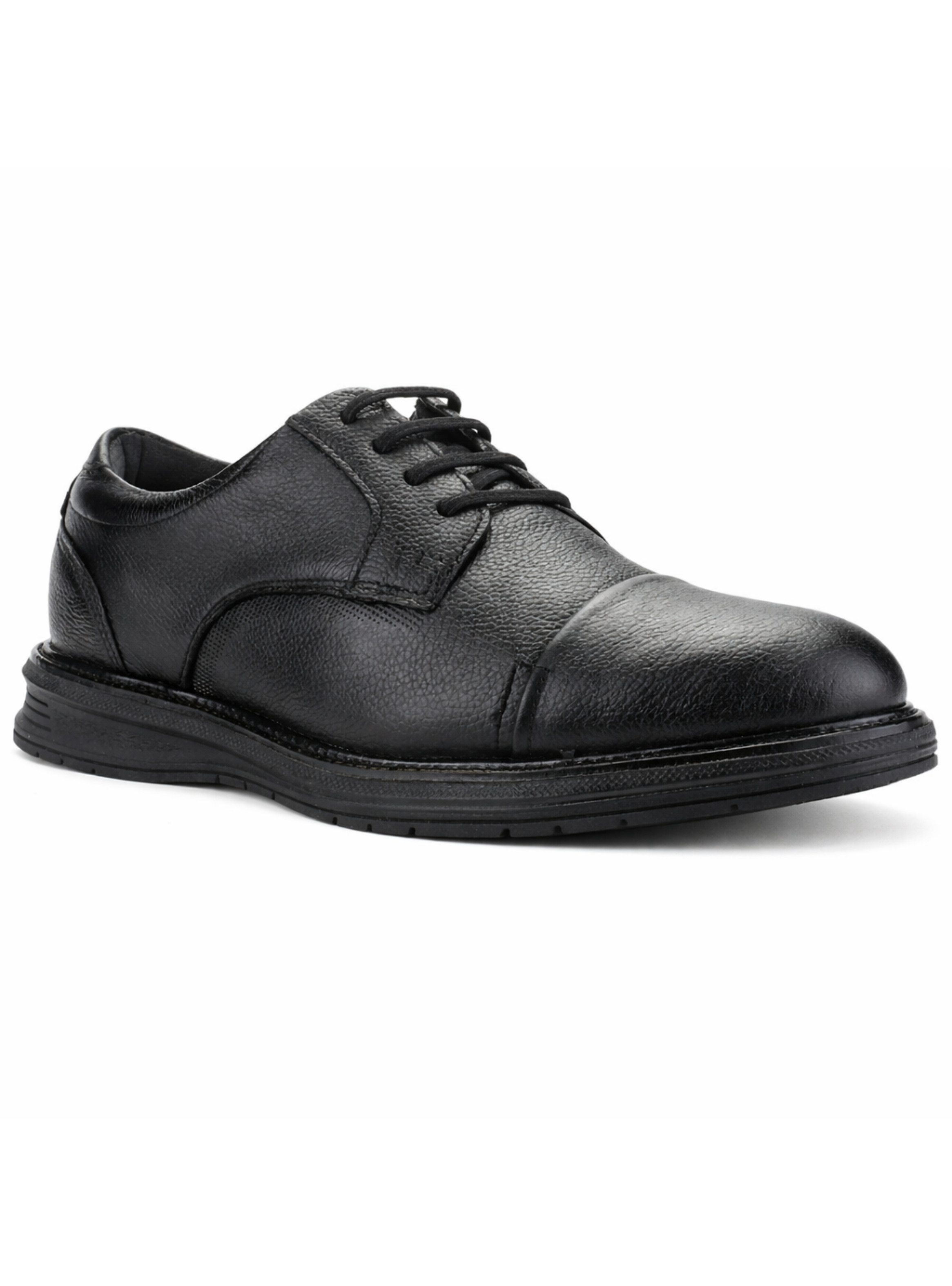Zapato Negro Hombre Casual Ferracini 5166 Austin-2