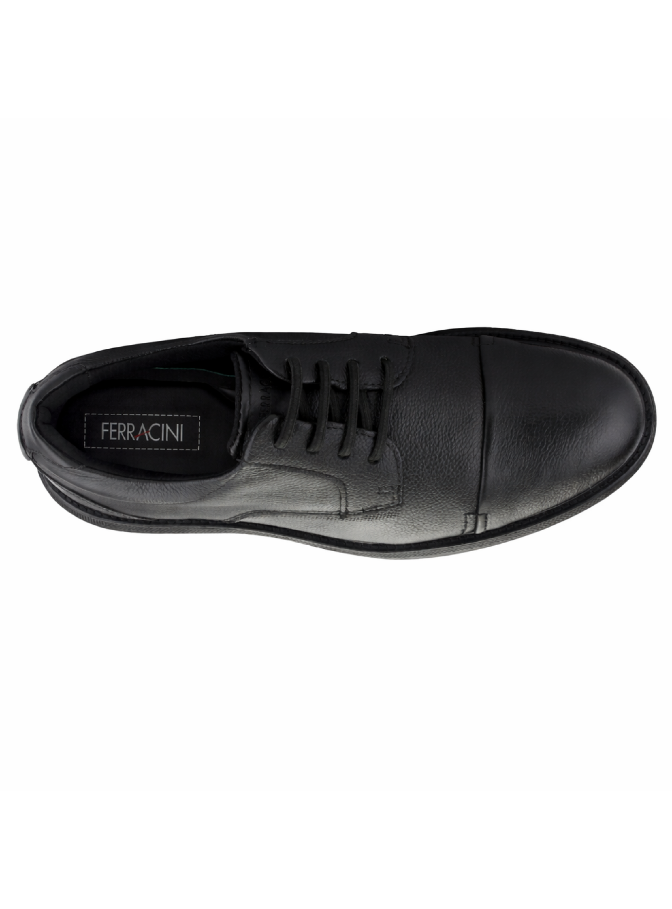 Zapato Negro Hombre Casual Ferracini 5166 Austin-4
