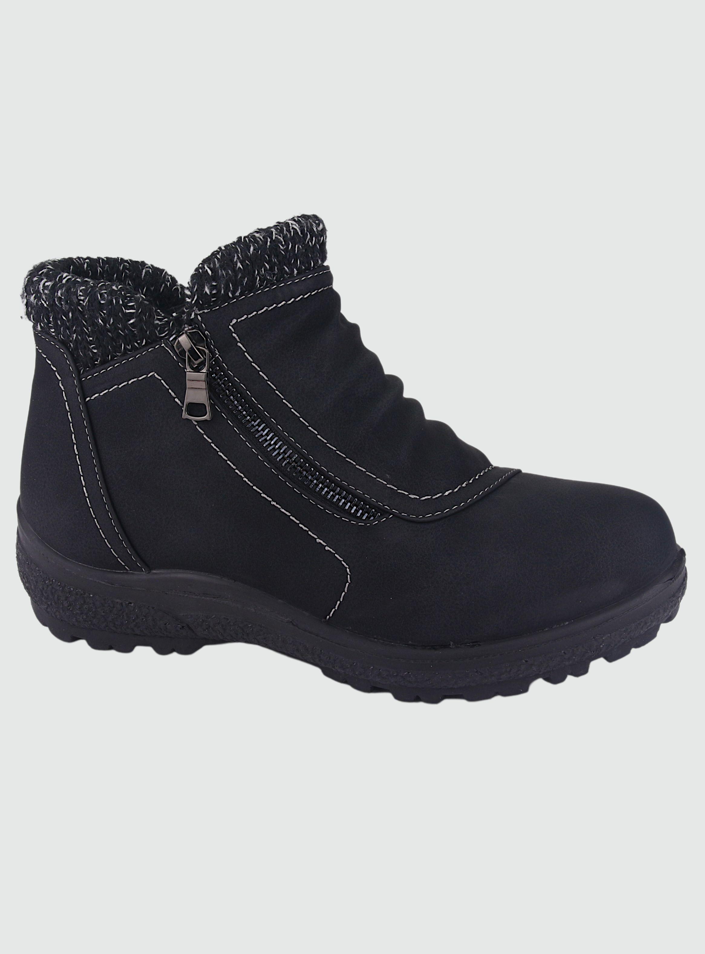 Botin Chalada Mujer Winter-1 Negro Casual-0