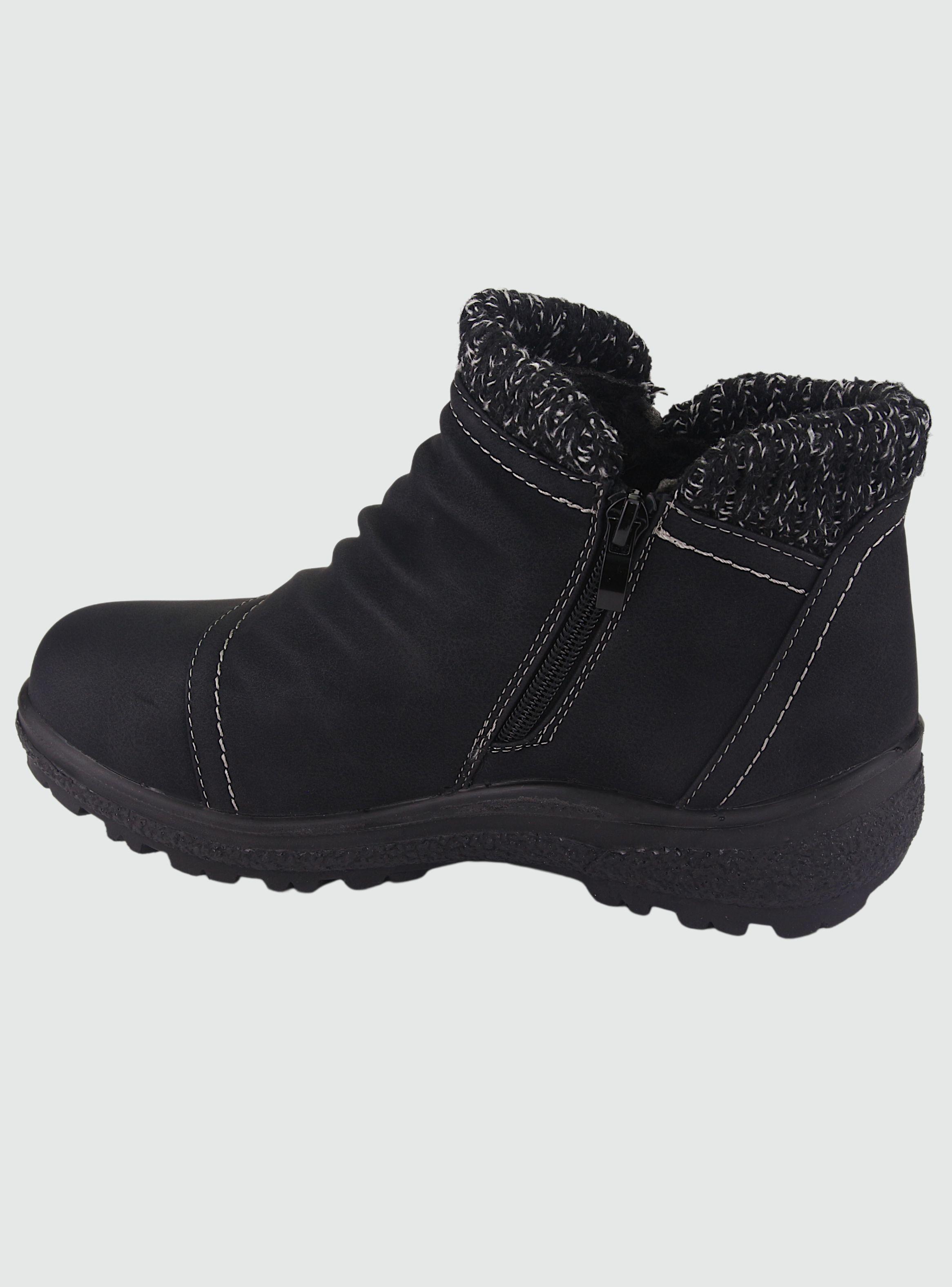 Botin Chalada Mujer Winter-1 Negro Casual-1