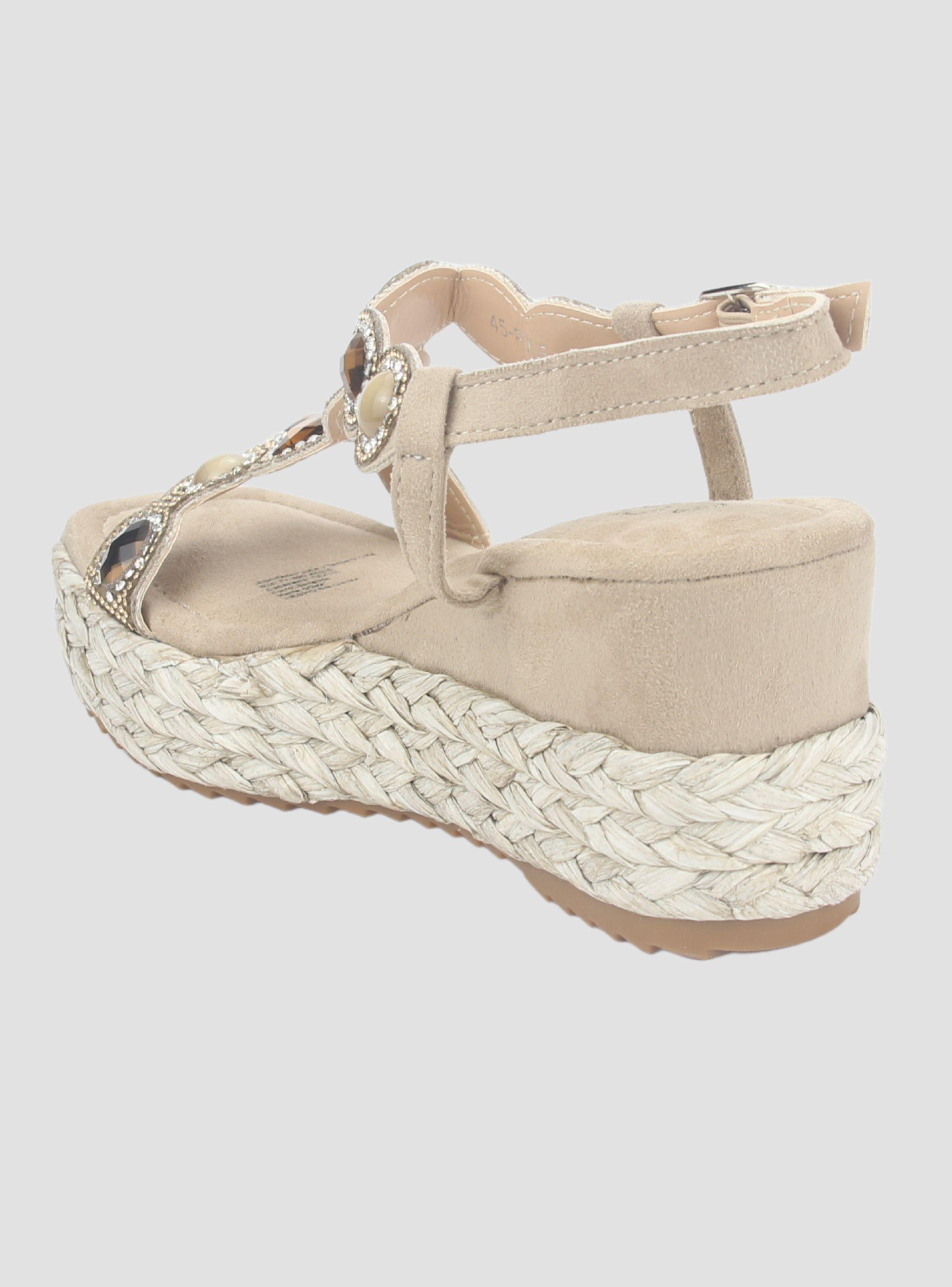 Sandalia Chalada Mujer Pole-1 Taupe Plataforma-3