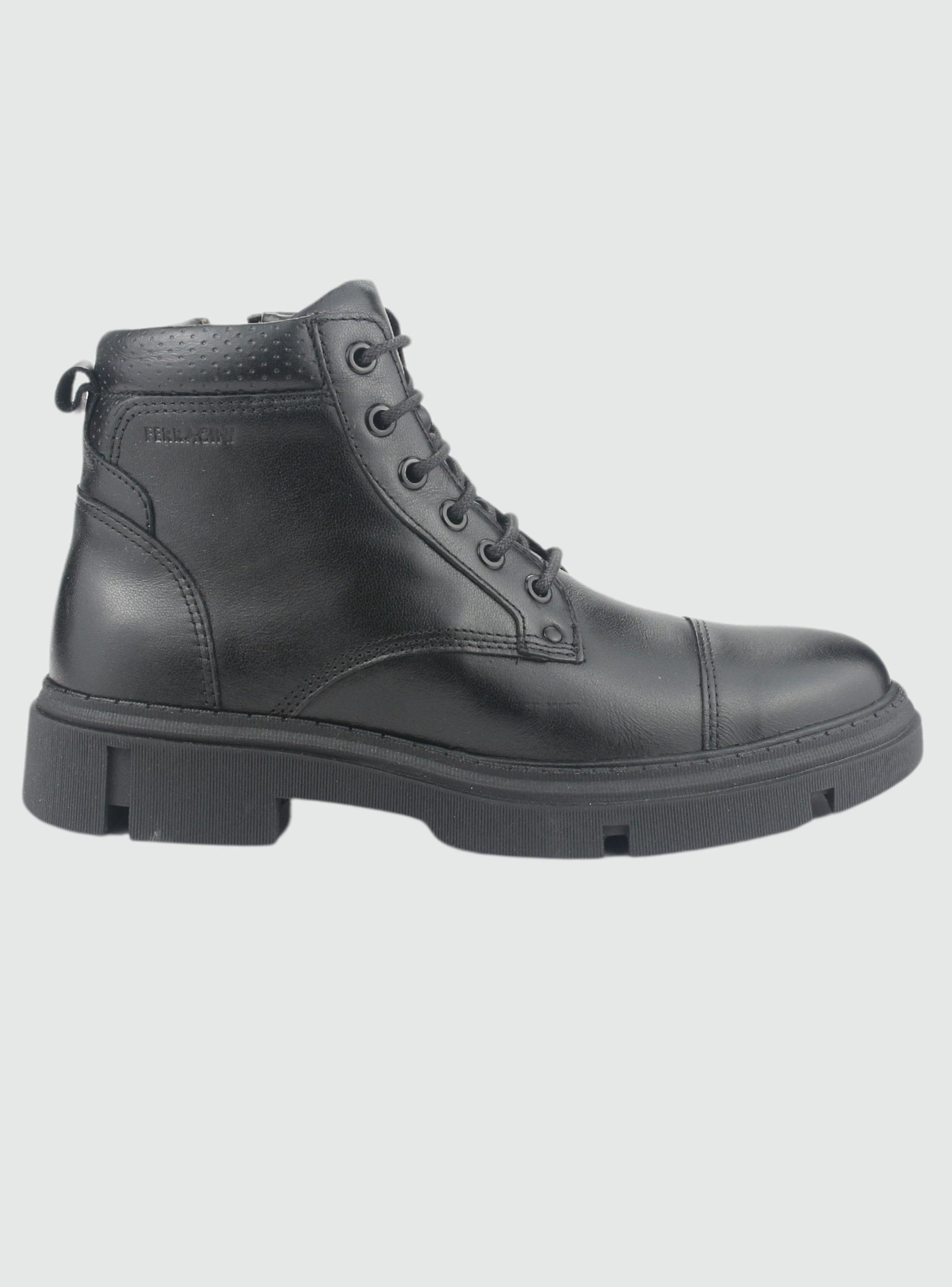 Botin Ferracini Hombre 5906 Aston Negro Casual-0