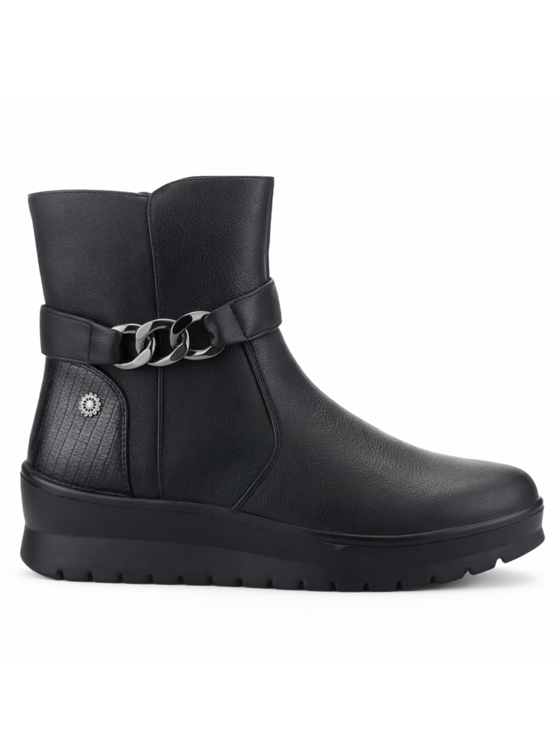 Botin Negro Mujer Casual Chalada Kyrie-0