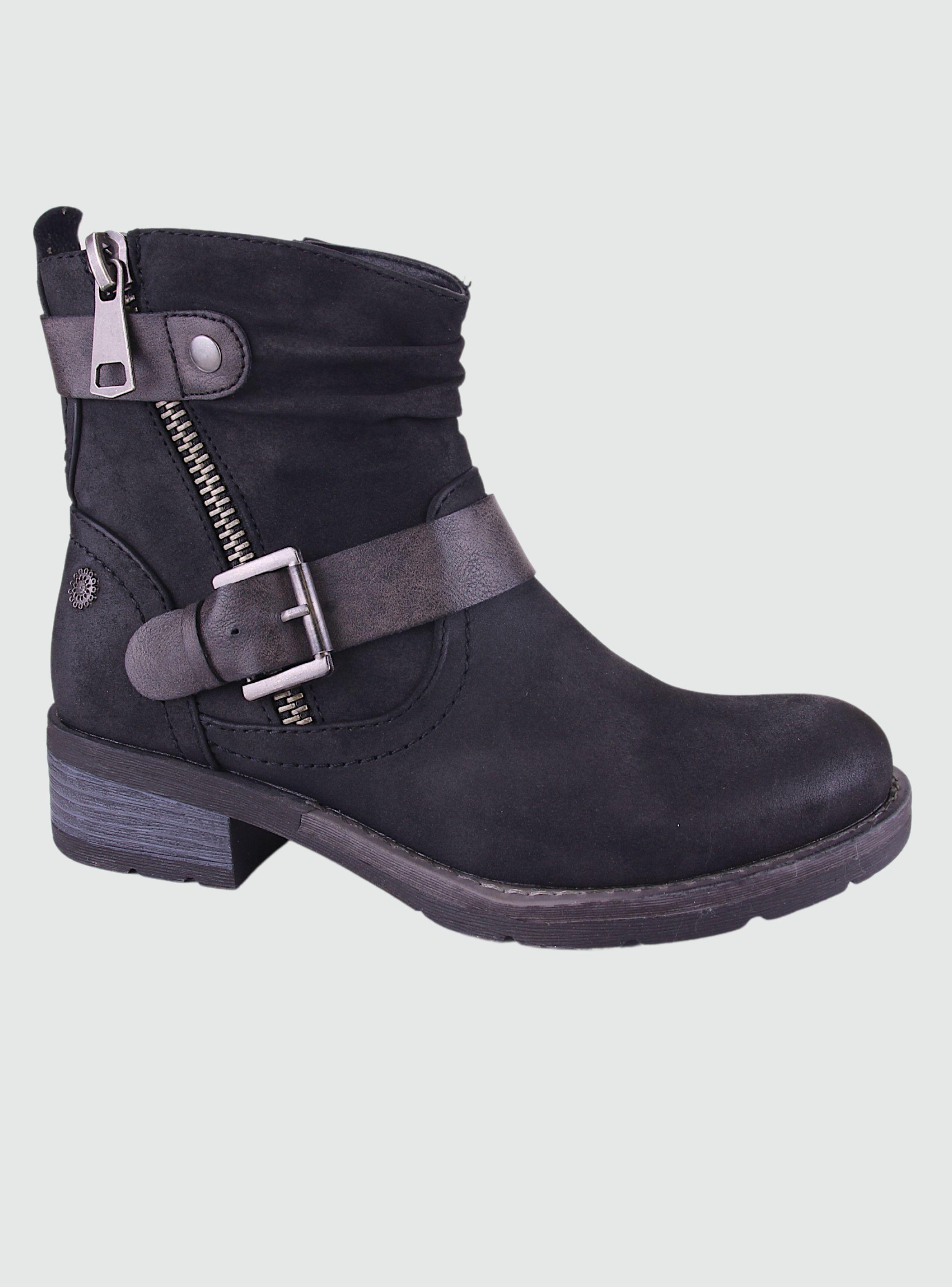 Botin Chalada Mujer Torri-11 Negro Casual-0