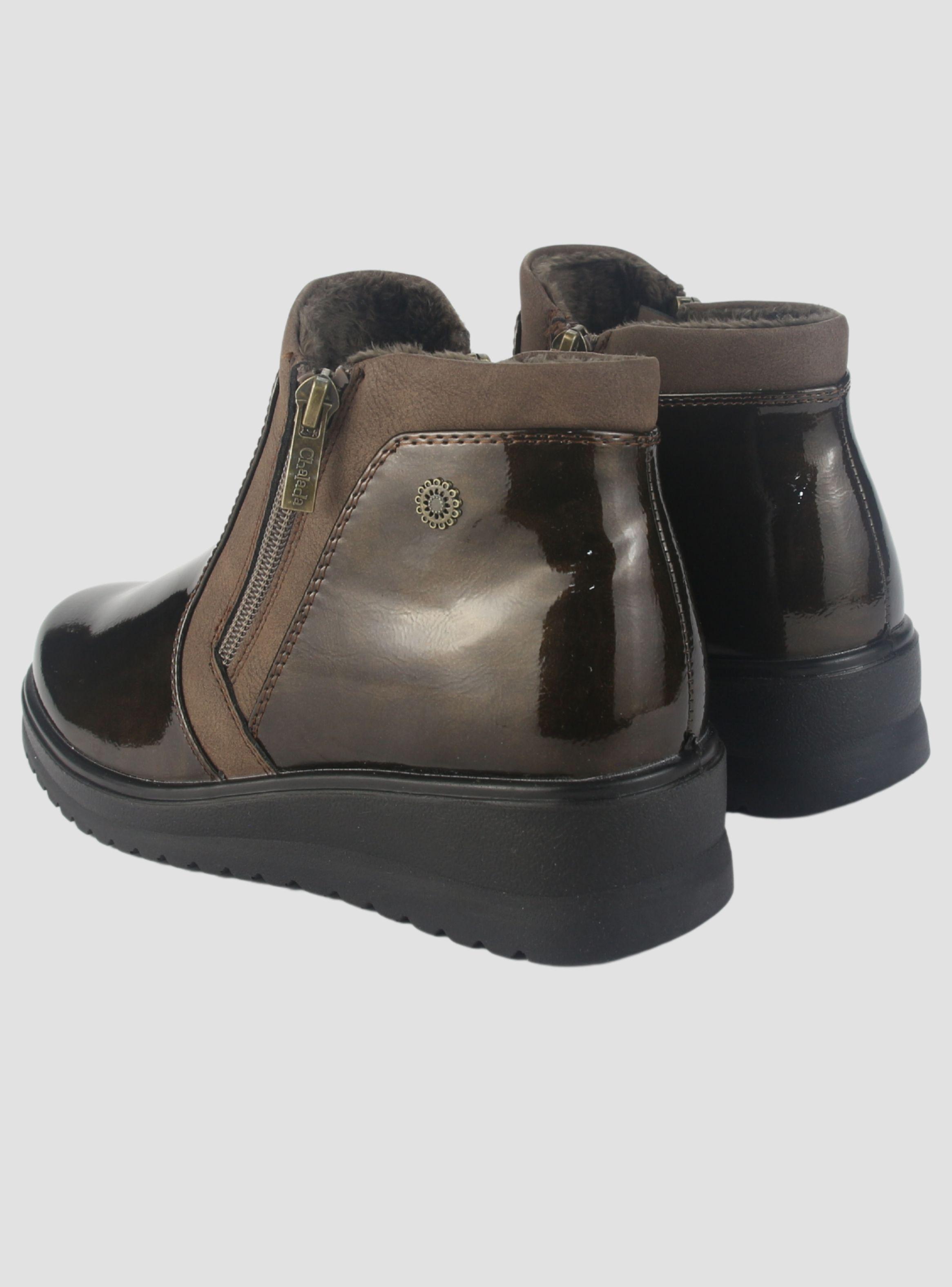Botin Chalada Mujer Rayo-3 Café Casual-5