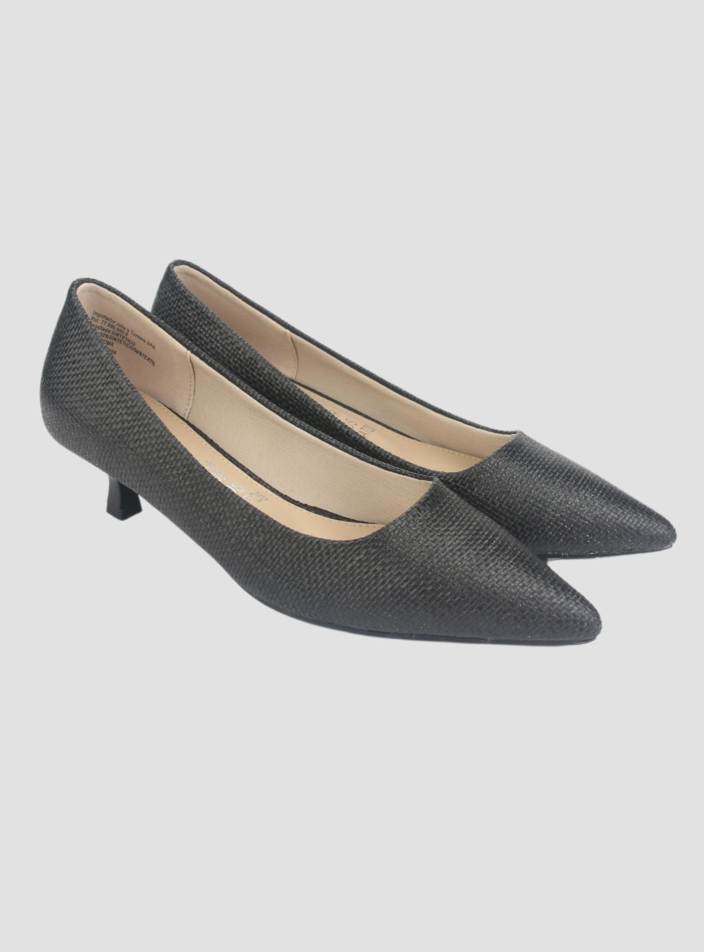 Zapato Chalada Mujer Chiapa-1 Negro Casual-4