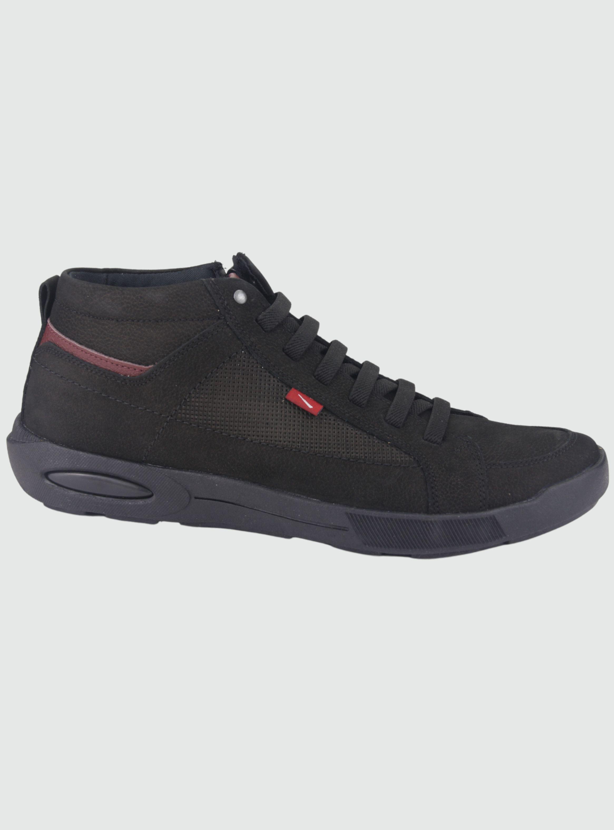 Zapatilla Ferracini Hombre Pulse 2264 Negro Urbano-0