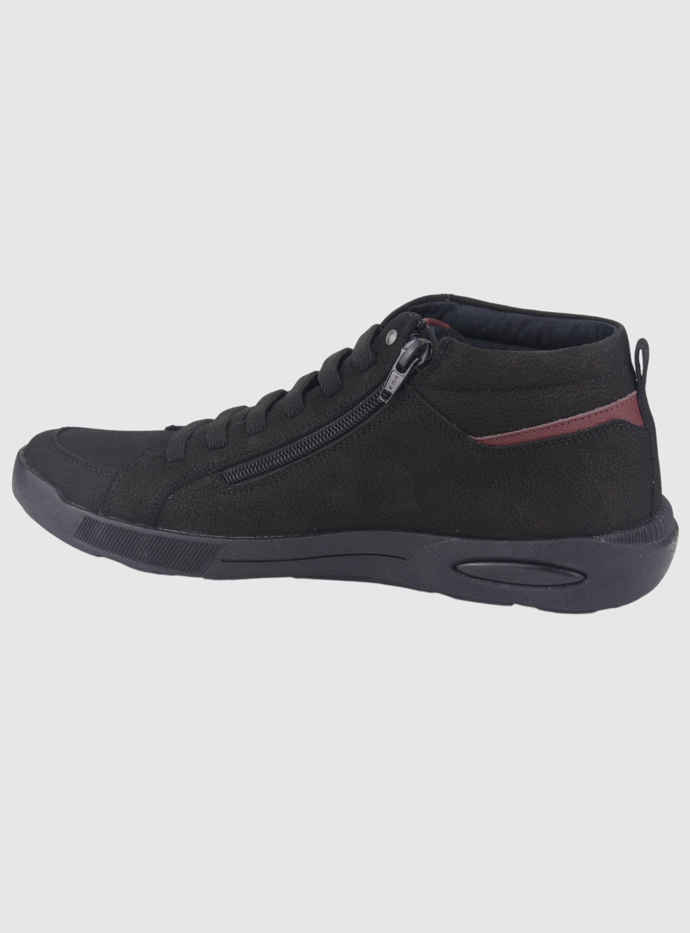 Zapatilla Ferracini Hombre Pulse 2264 Negro Urbano-1