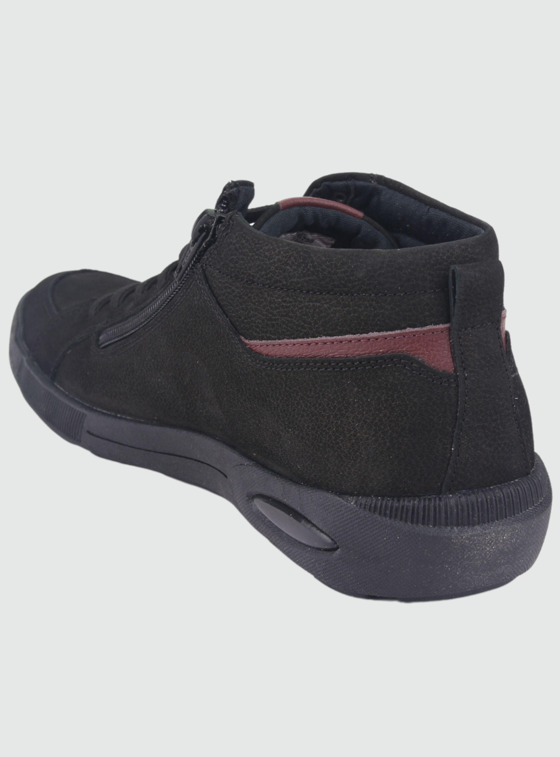 Zapatilla Ferracini Hombre Pulse 2264 Negro Urbano-3