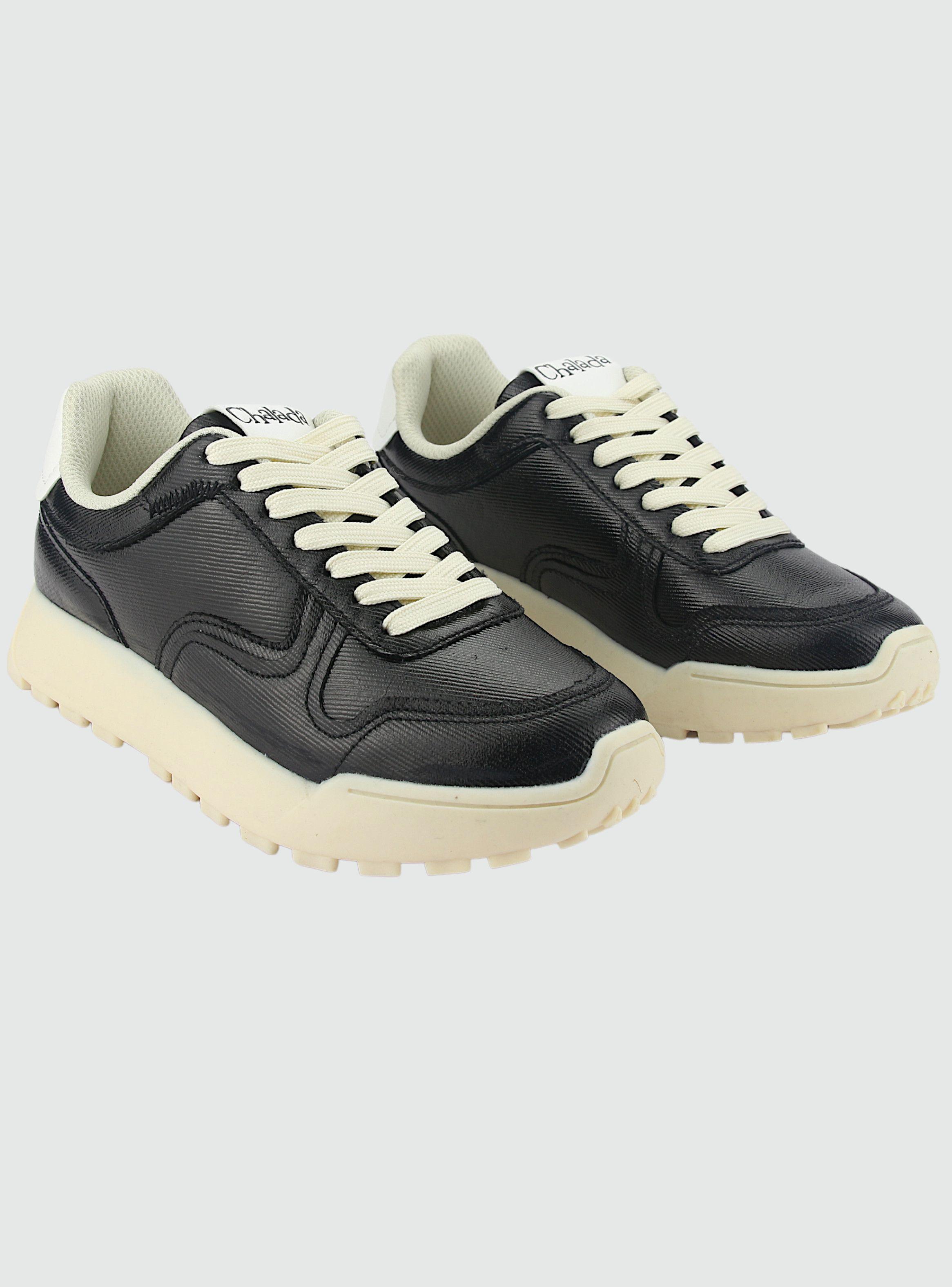 Zapatilla Chalada Mujer Maxxi-5 Negro Urbano-4