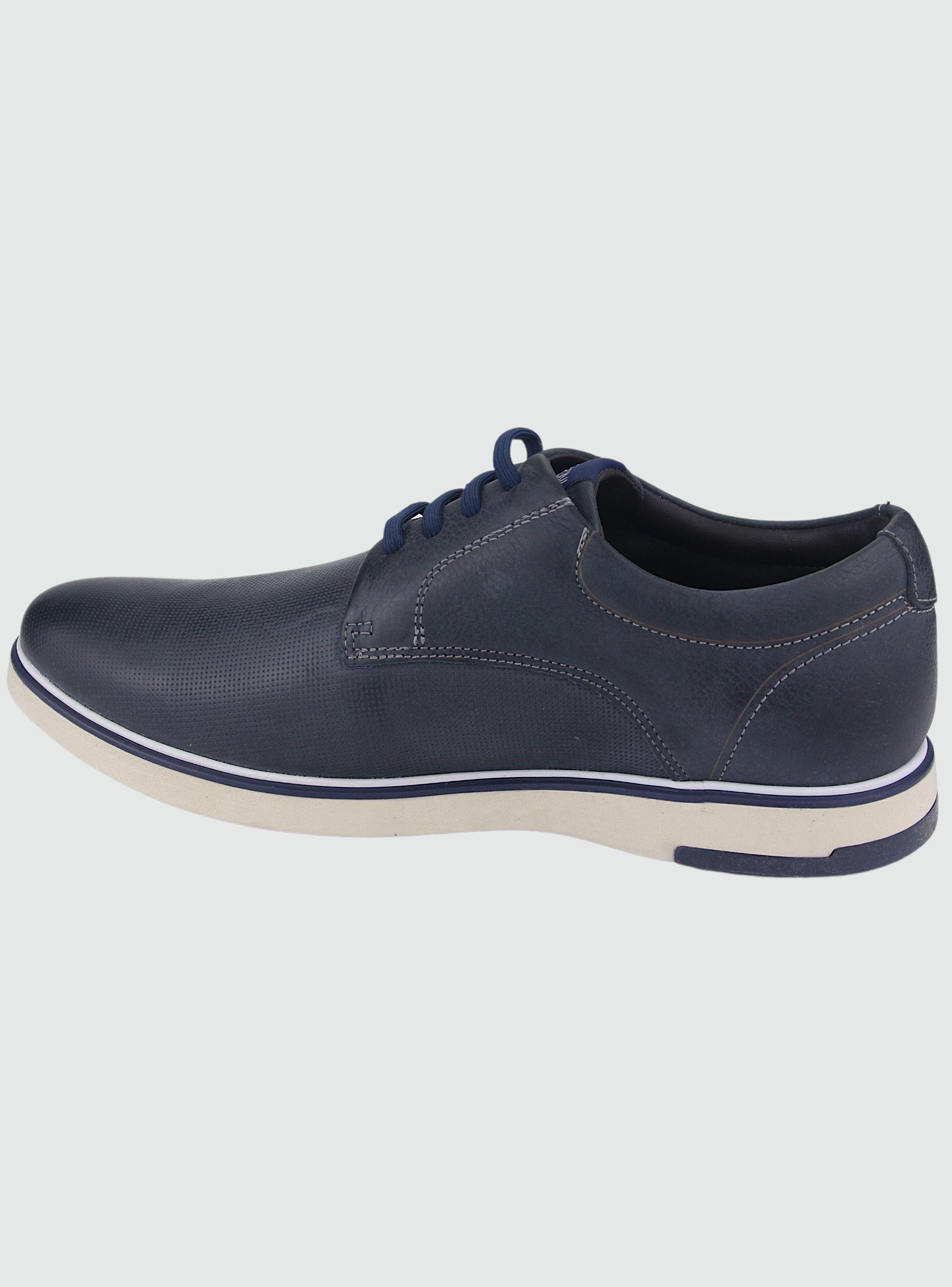 Zapato Ferracini Hombre 3025 Azul Casual-1