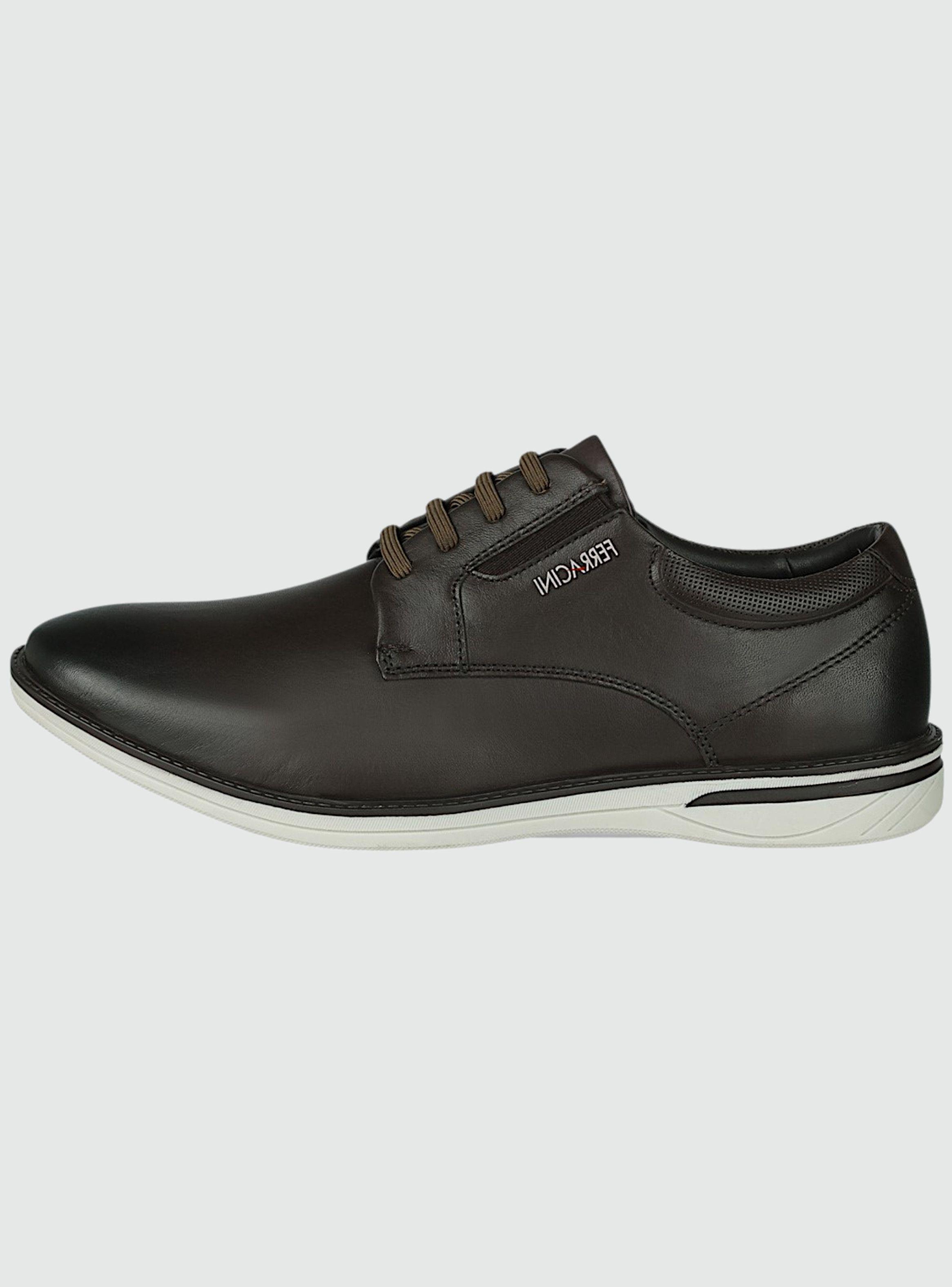 Zapato Ferracini Hombre 3618 Monterrey Café Casual-0