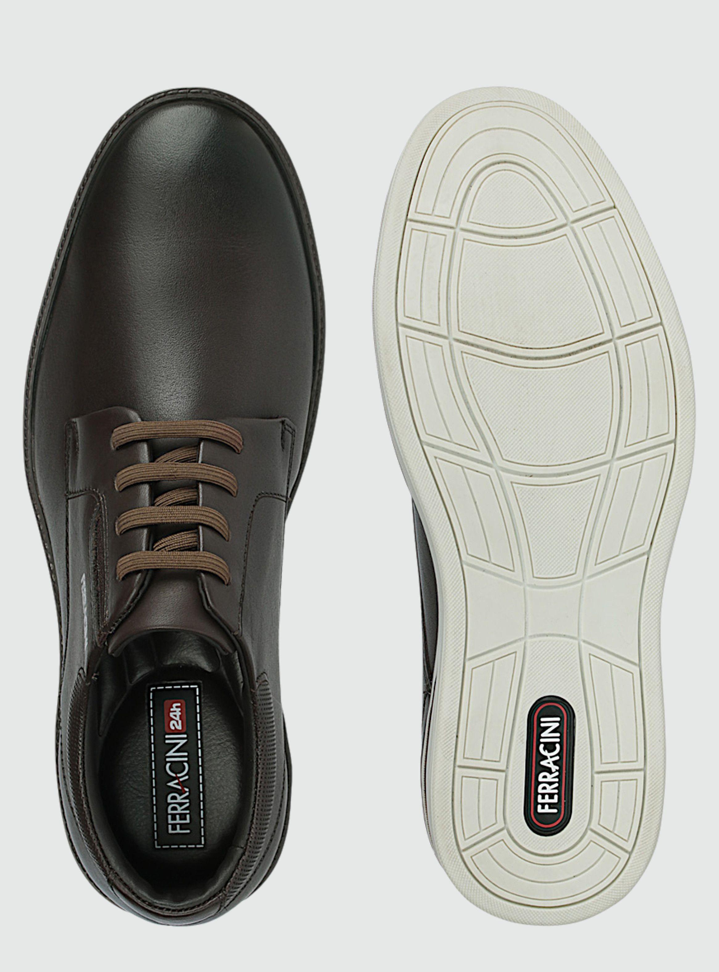 Zapato Ferracini Hombre 3618 Monterrey Café Casual-3