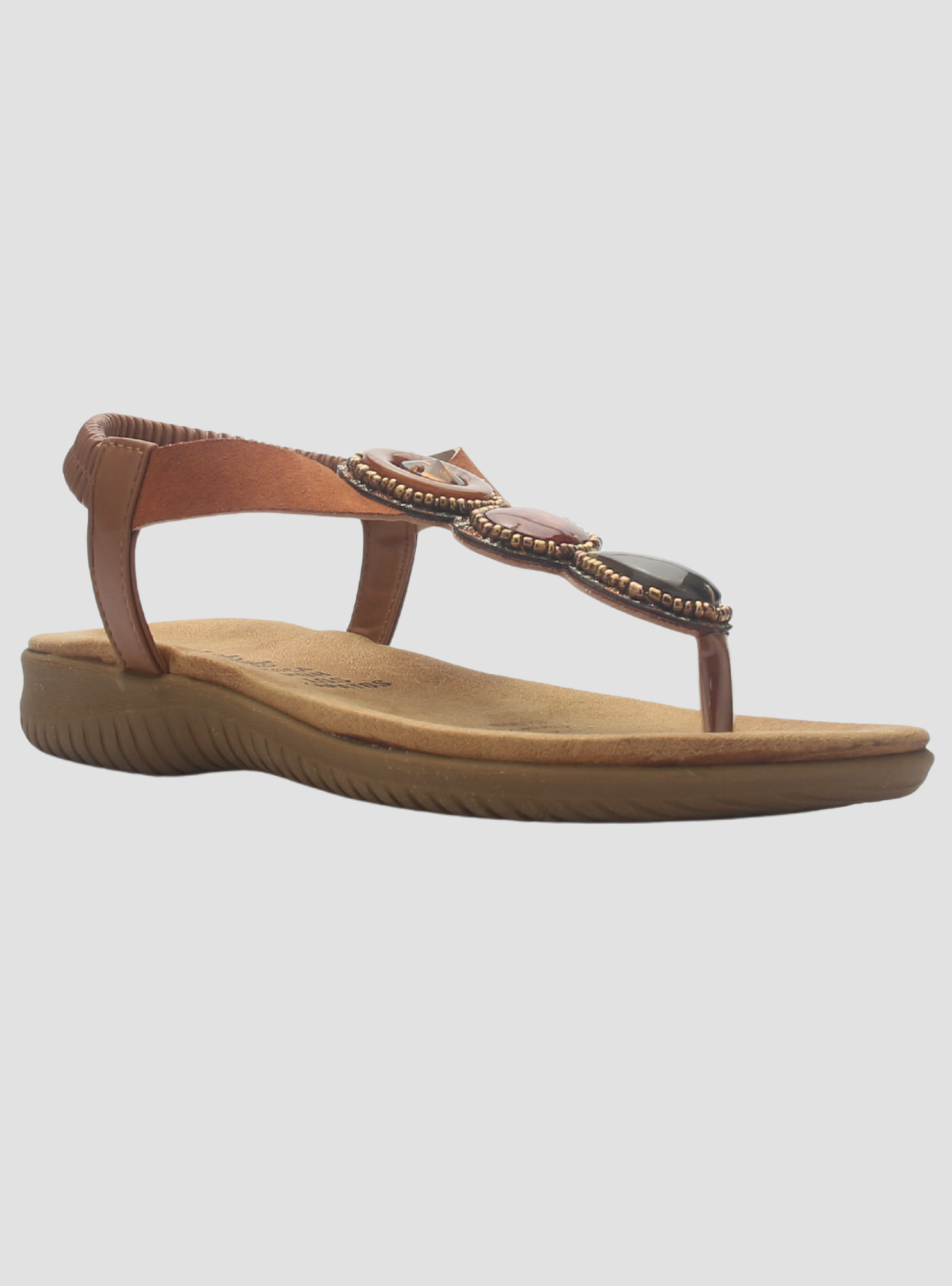 Sandalia de Mujer de color Camel Casual Chalada Clara-12-2