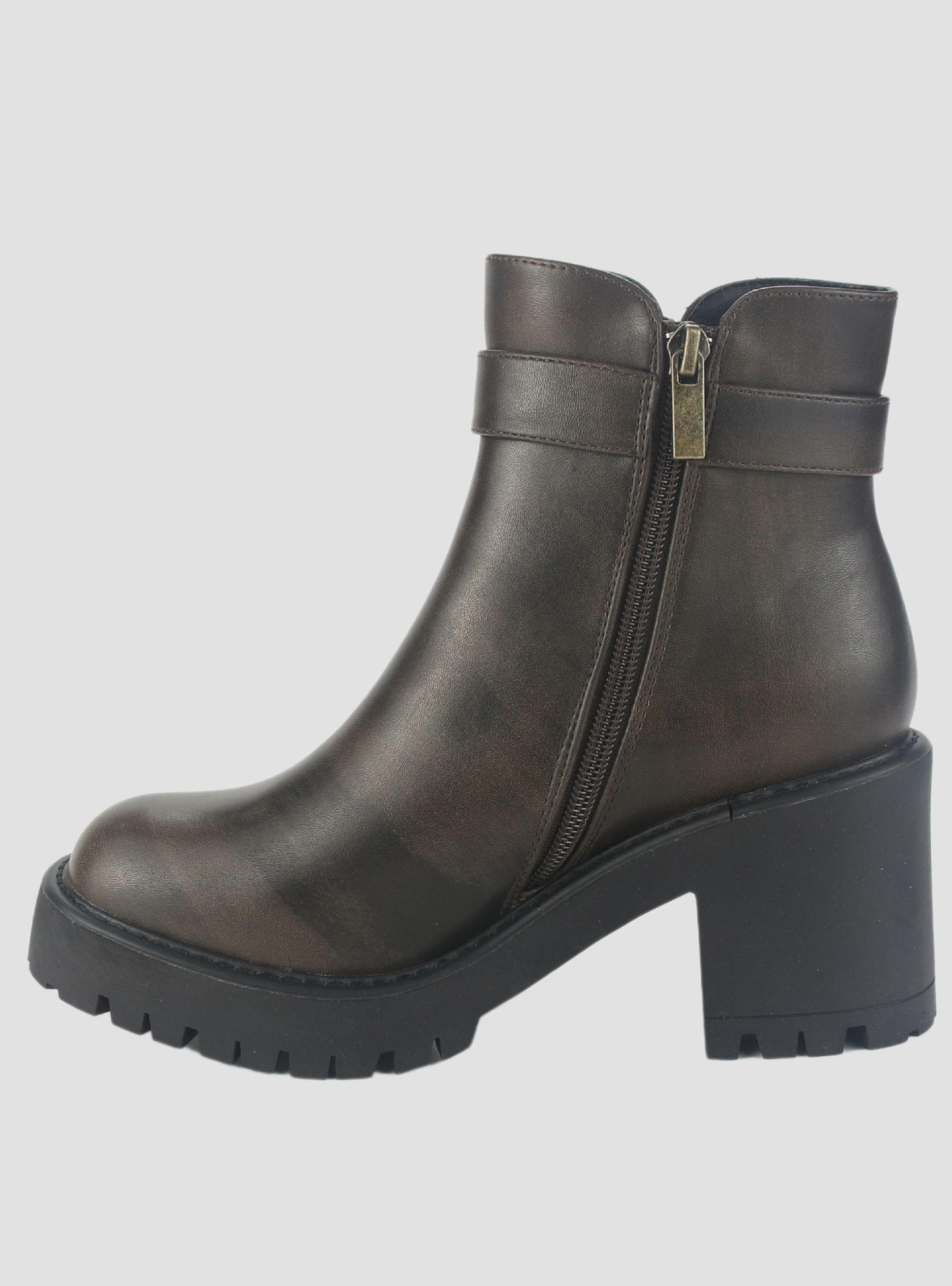Botin Chalada Mujer Tere-2 Café Casual-1