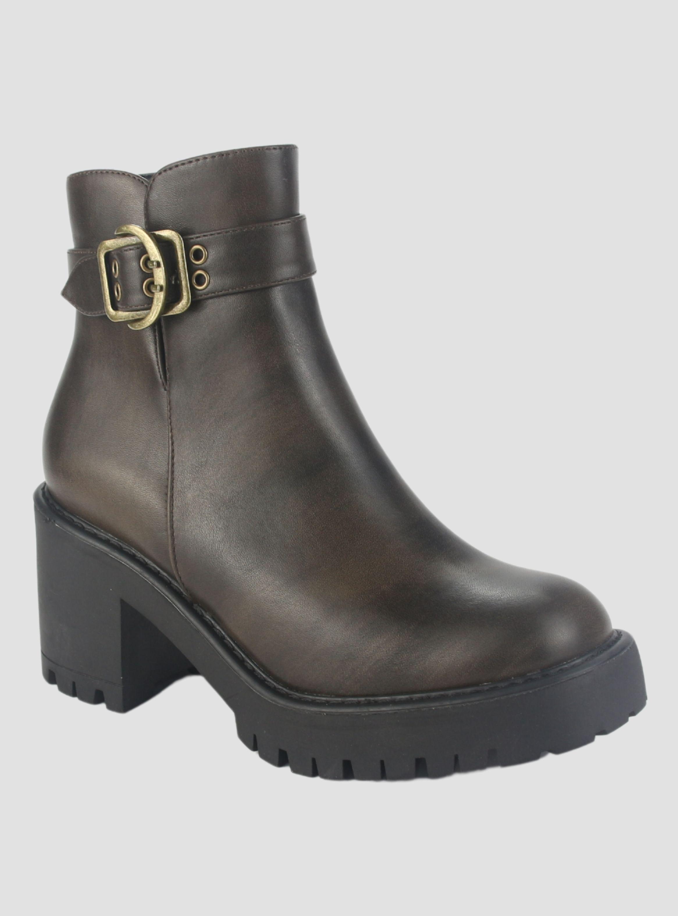 Botin Chalada Mujer Tere-2 Café Casual-2