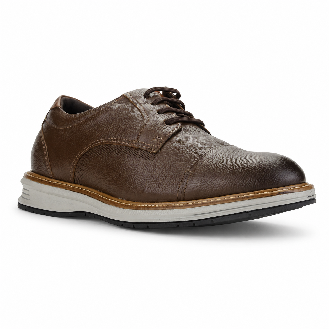 Zapato Café Claro Hombre Casual Ferracini Austin 5166-2