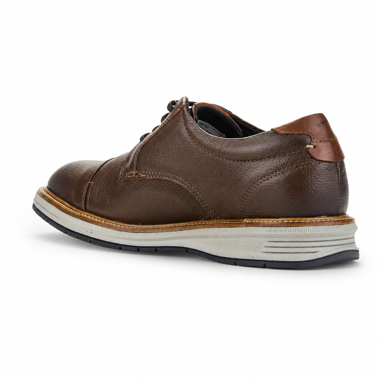 Zapato Café Claro Hombre Casual Ferracini Austin 5166-3