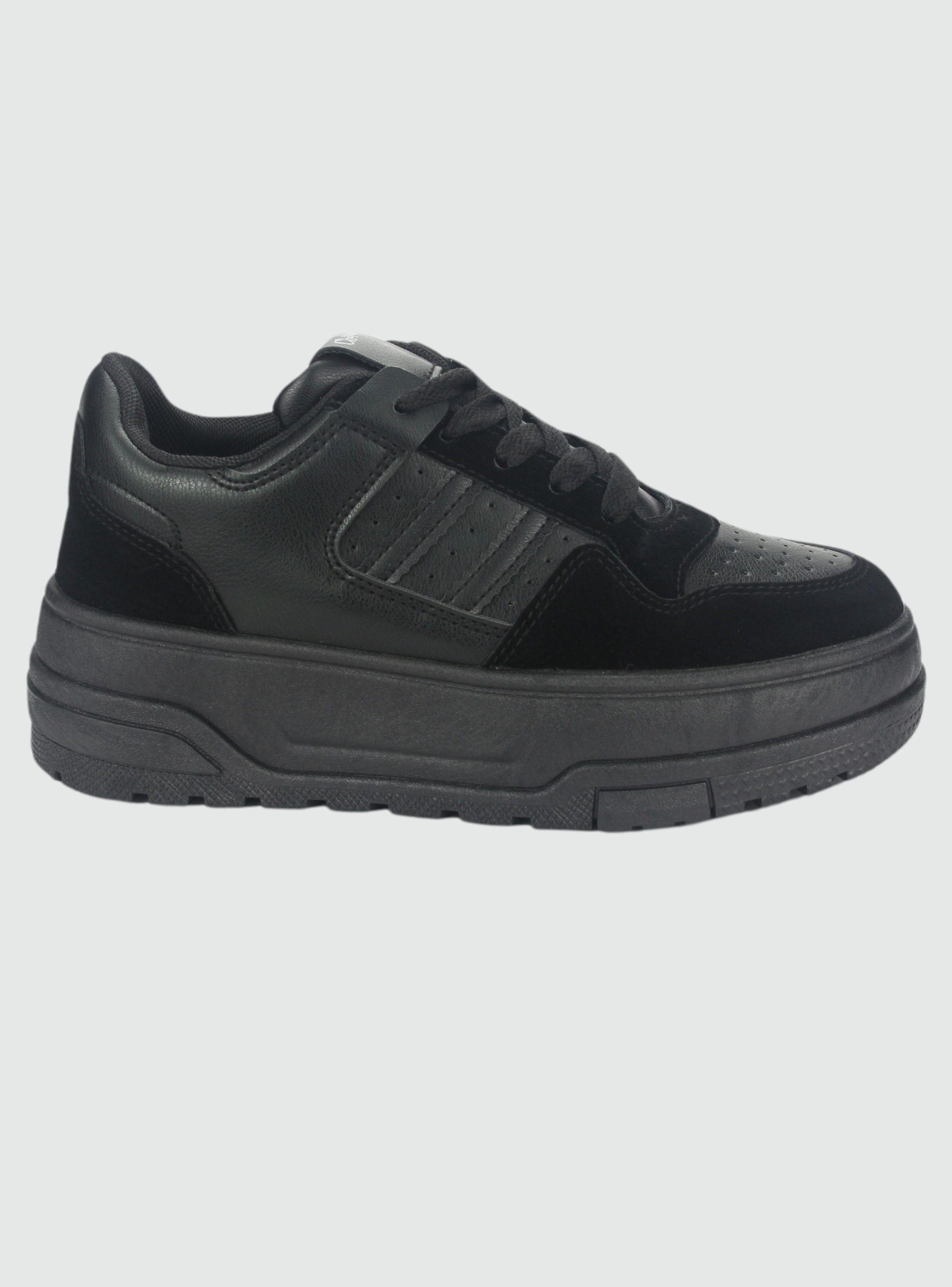Zapatilla Chalada Mujer Trume-1 Negro Casual-0