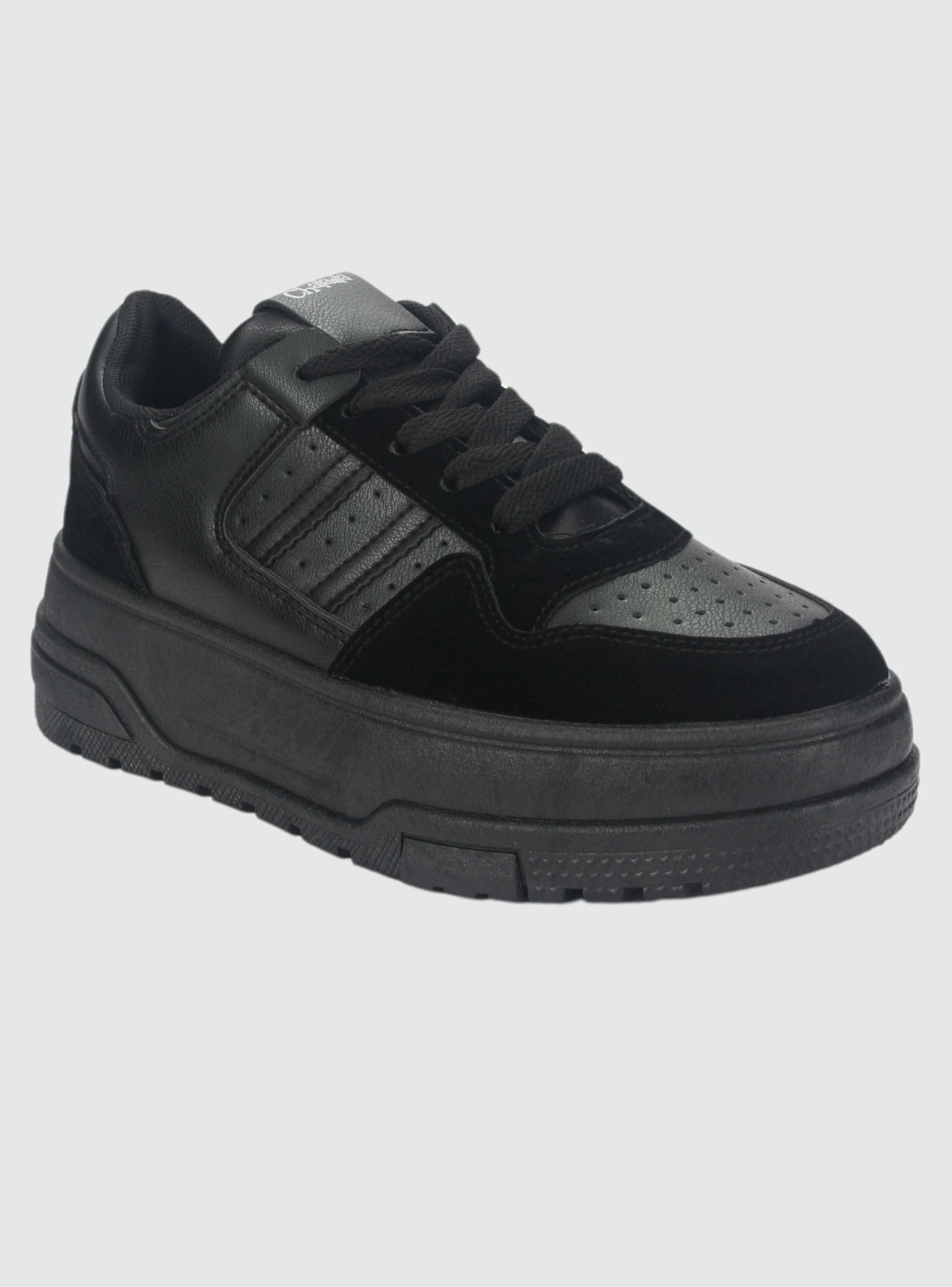 Zapatilla Chalada Mujer Trume-1 Negro Casual-2