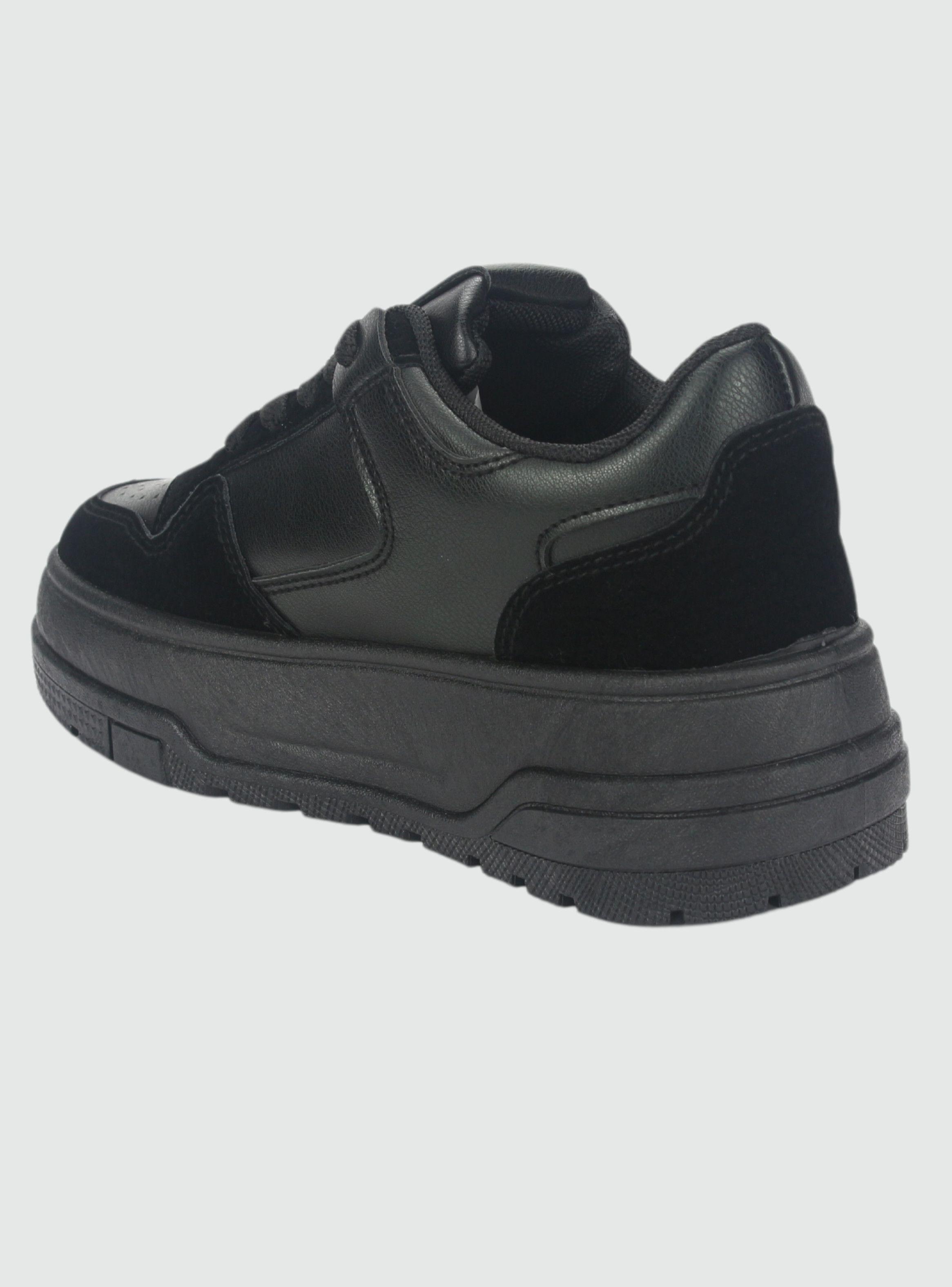 Zapatilla Chalada Mujer Trume-1 Negro Casual-3
