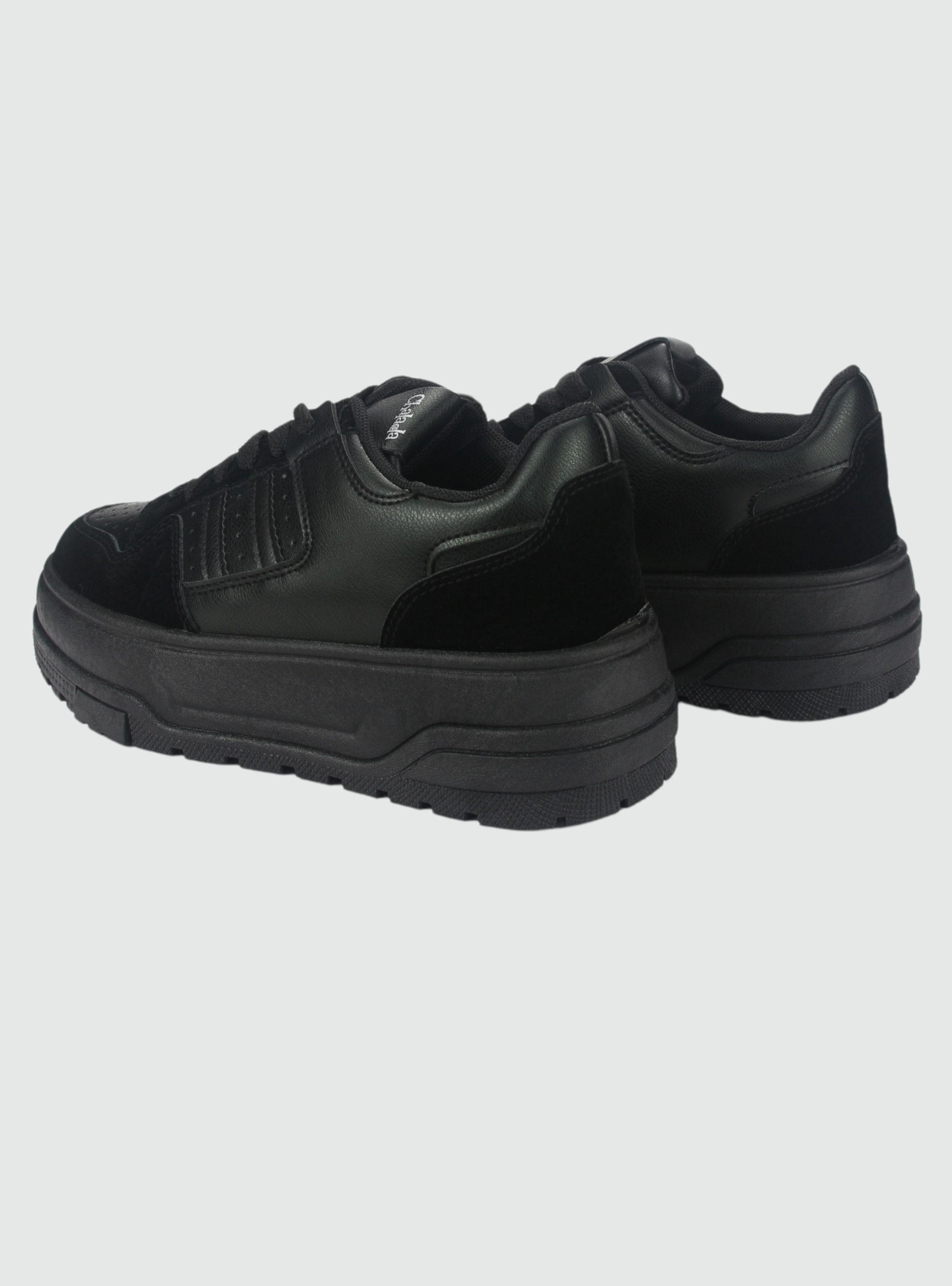 Zapatilla Chalada Mujer Trume-1 Negro Casual-5