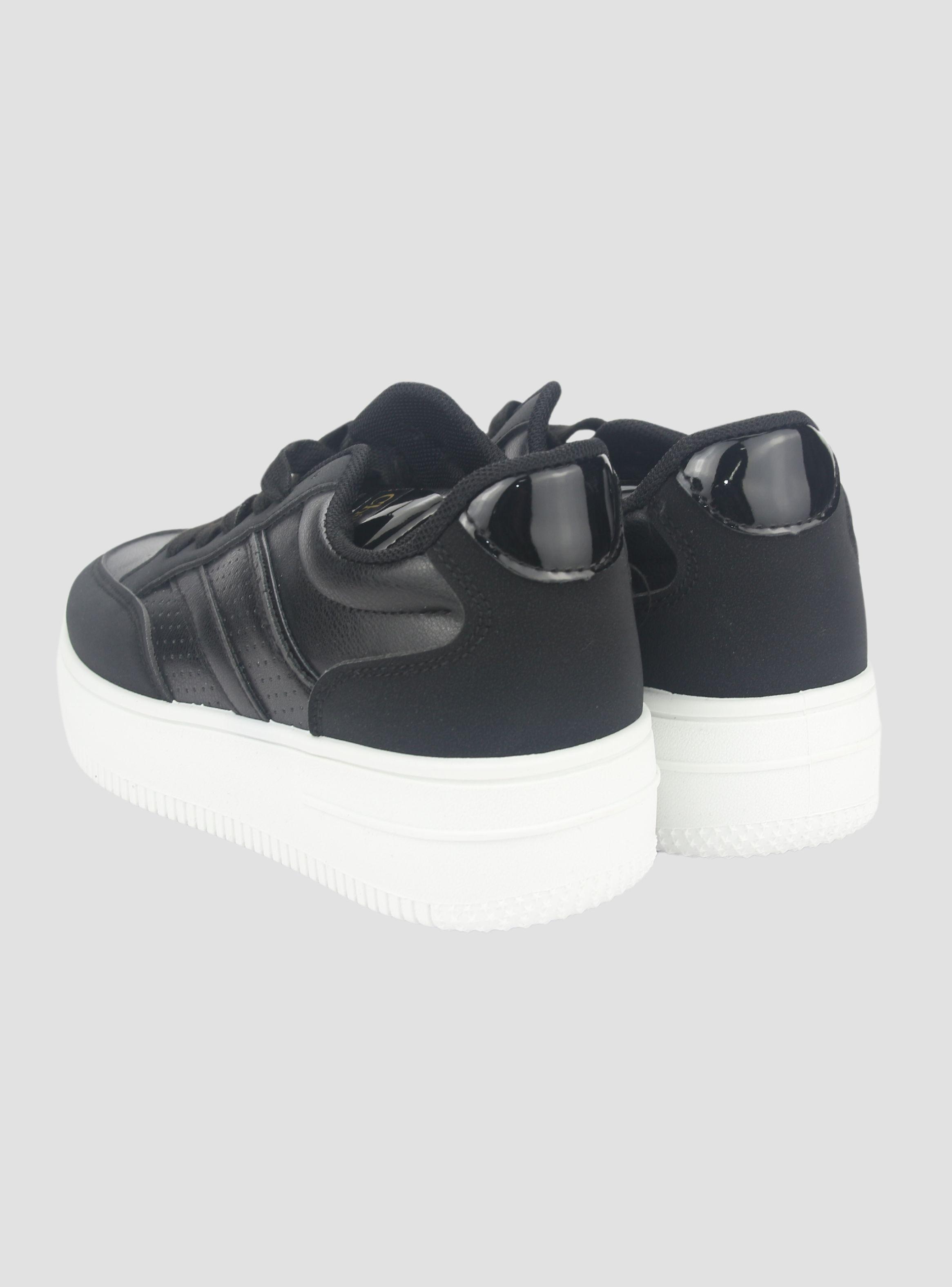 Zapatilla Chalada Mujer Joggo-3 Negro Urbano-5
