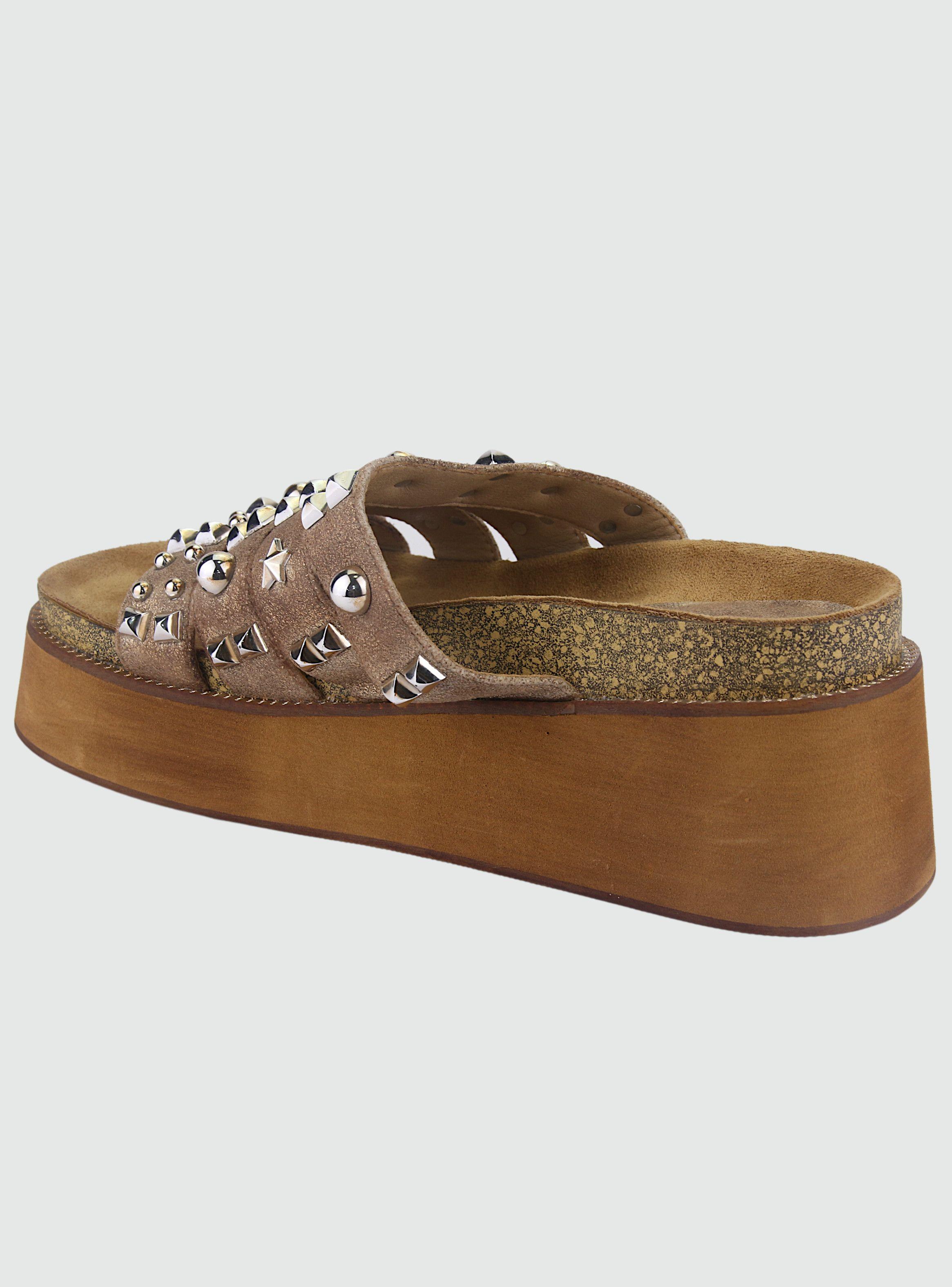 Sandalia Chalada Mujer Villa-1 Beige Plataforma-1