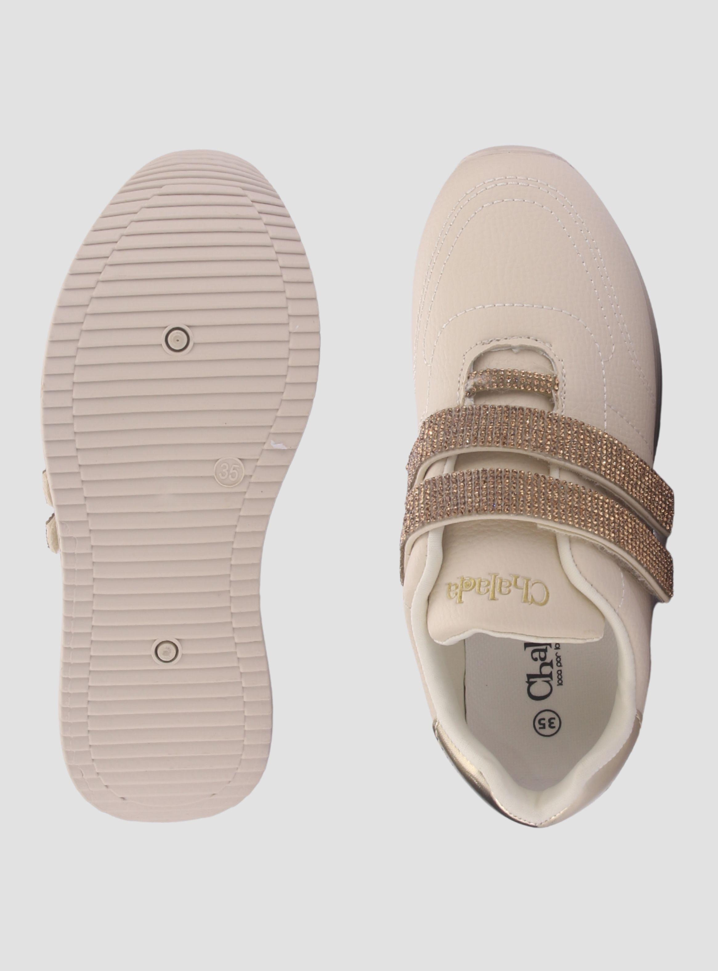 Zapatilla Mujer Chalada Valka-1 Beige Urbano-6