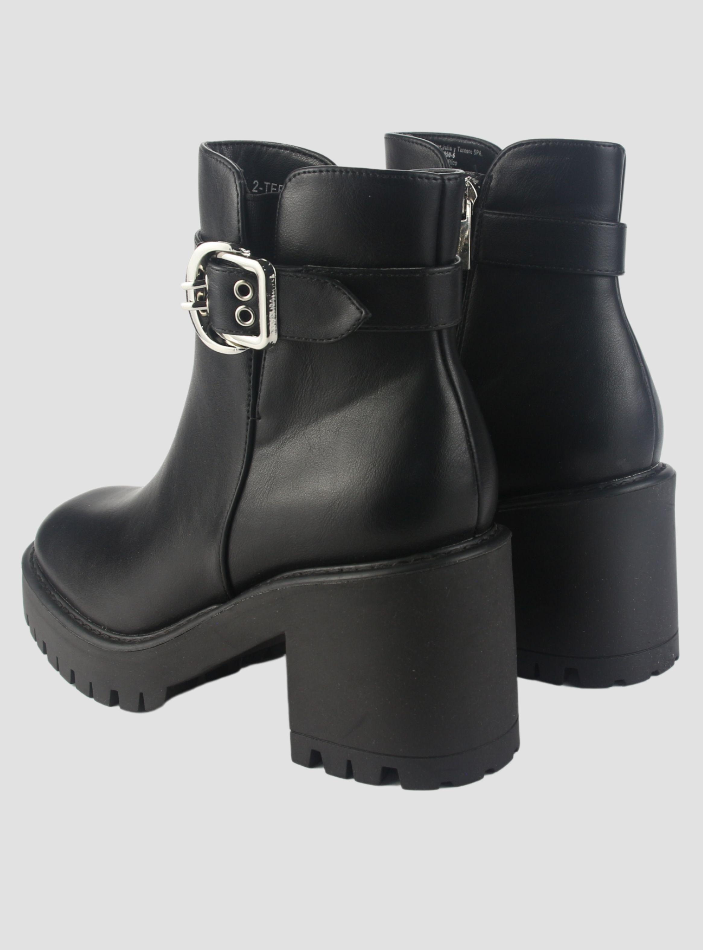 Botin Chalada Mujer Tere-2 Negro Casual-5