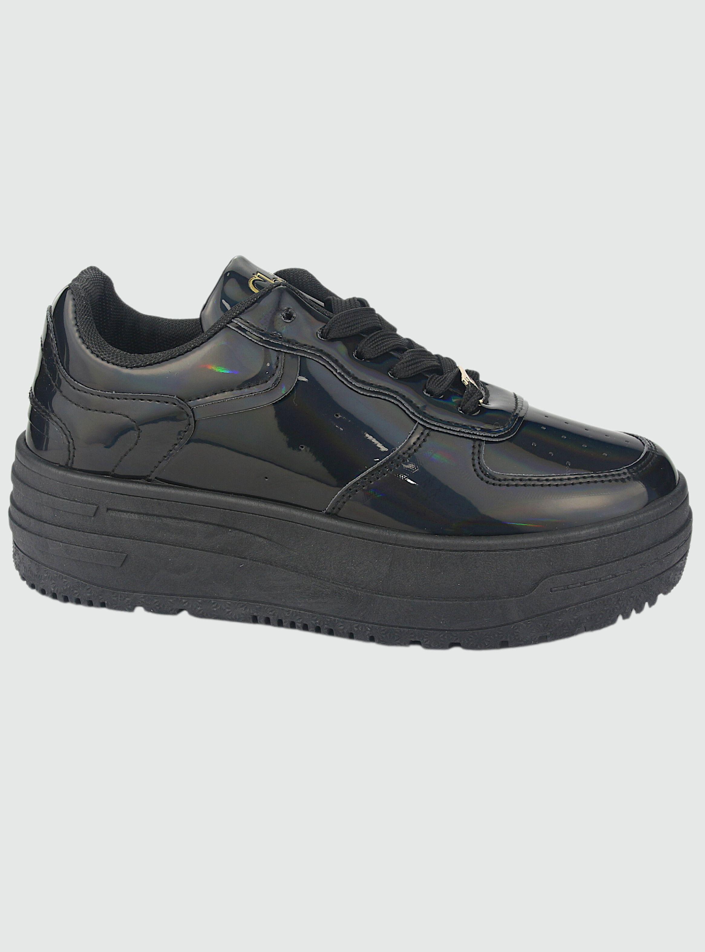 Zapatilla Chalada Mujer Mitsu-1 V Negro Urbano-0