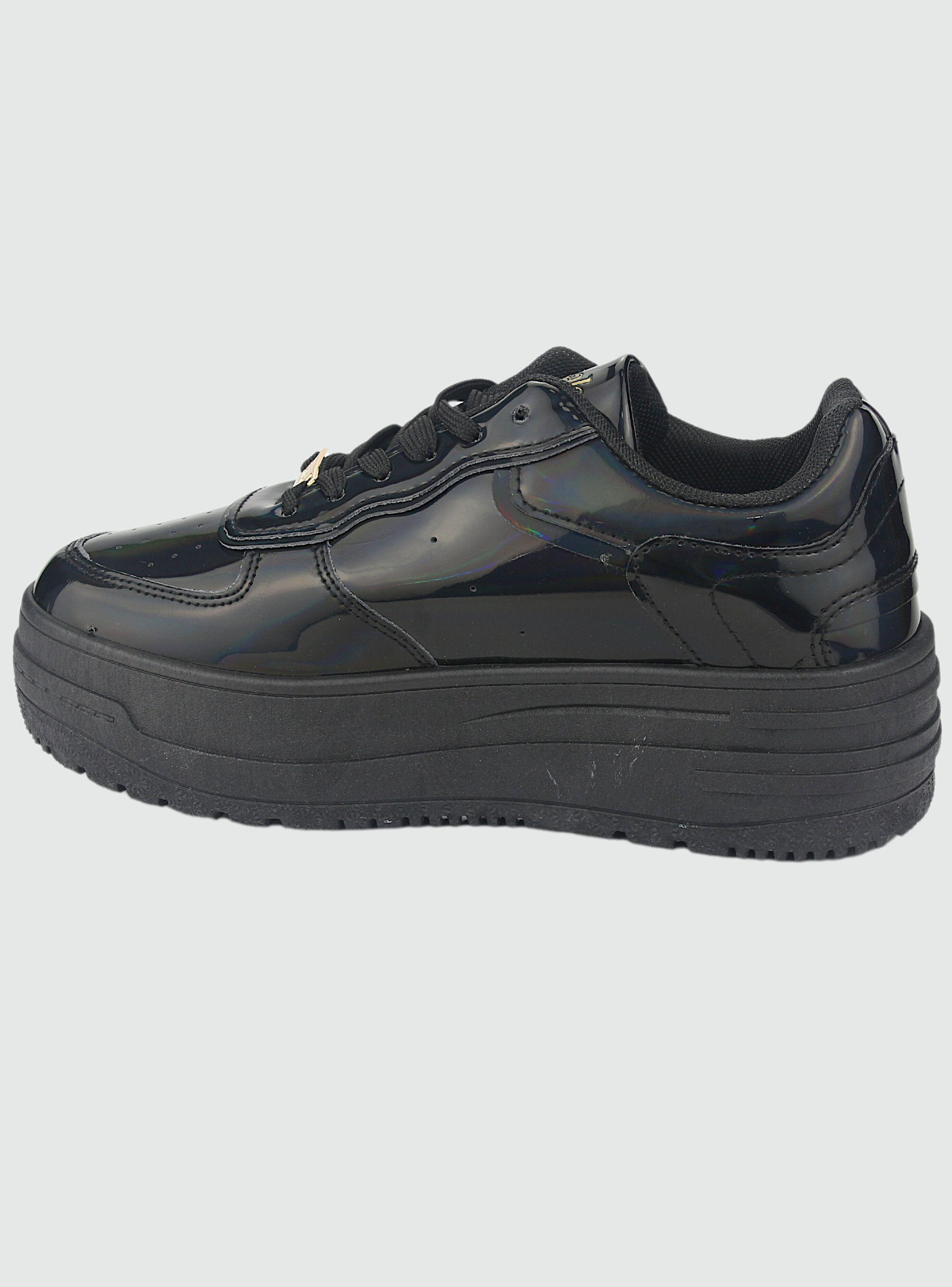 Zapatilla Chalada Mujer Mitsu-1 V Negro Urbano-1