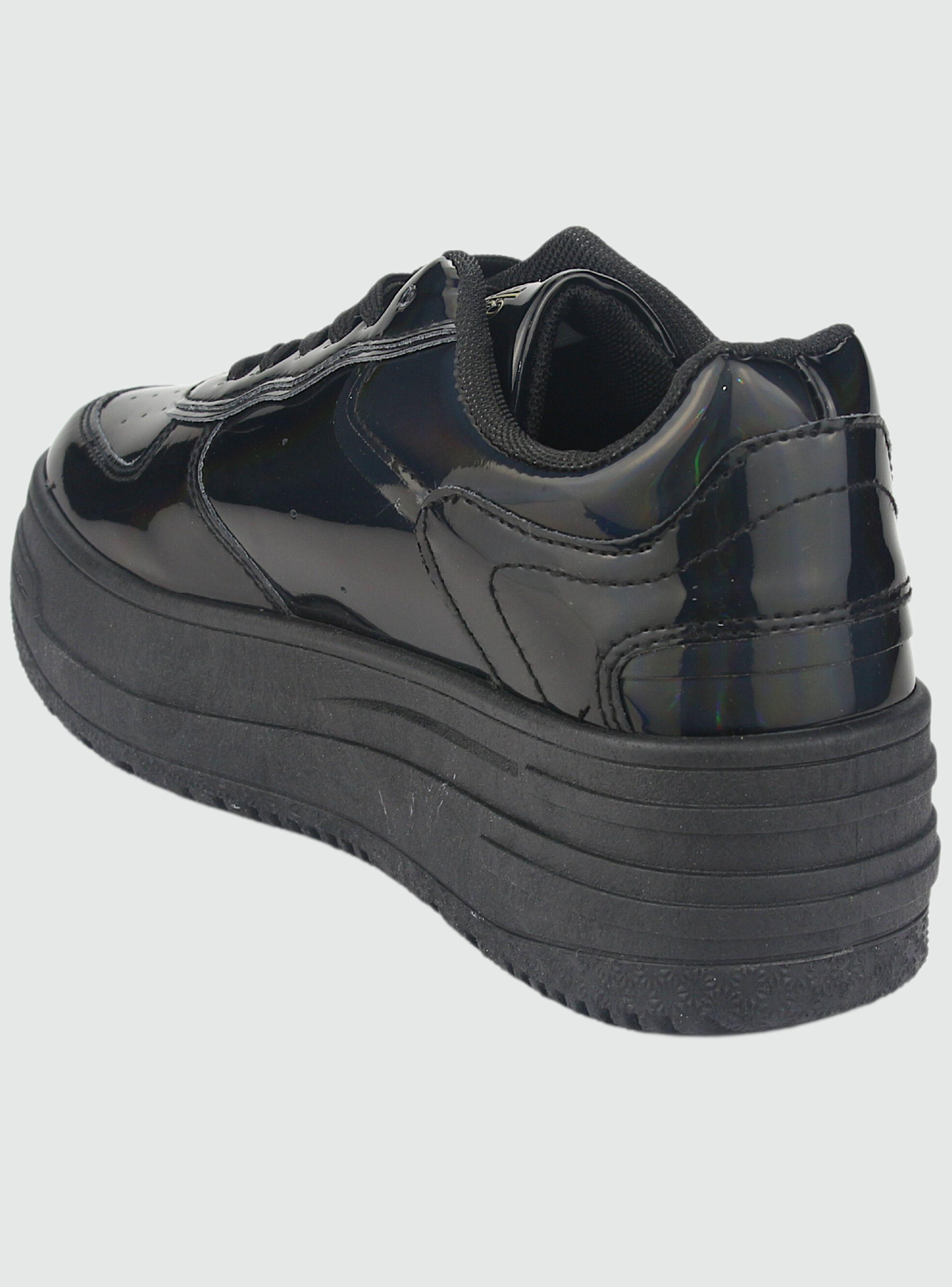 Zapatilla Chalada Mujer Mitsu-1 V Negro Urbano-3