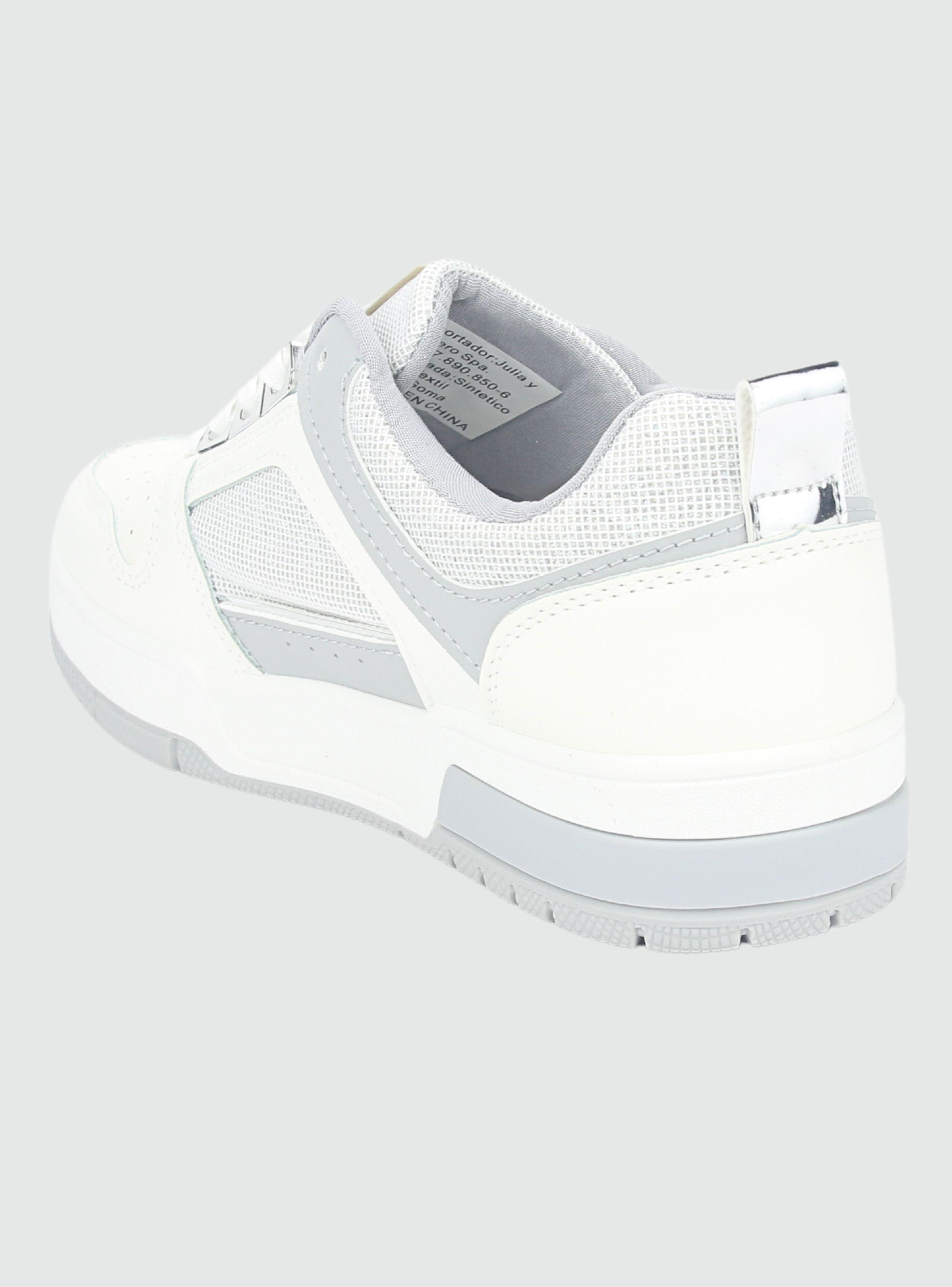 Zapatilla Chalada Mujer Joker-2 Plateado Urbano-3
