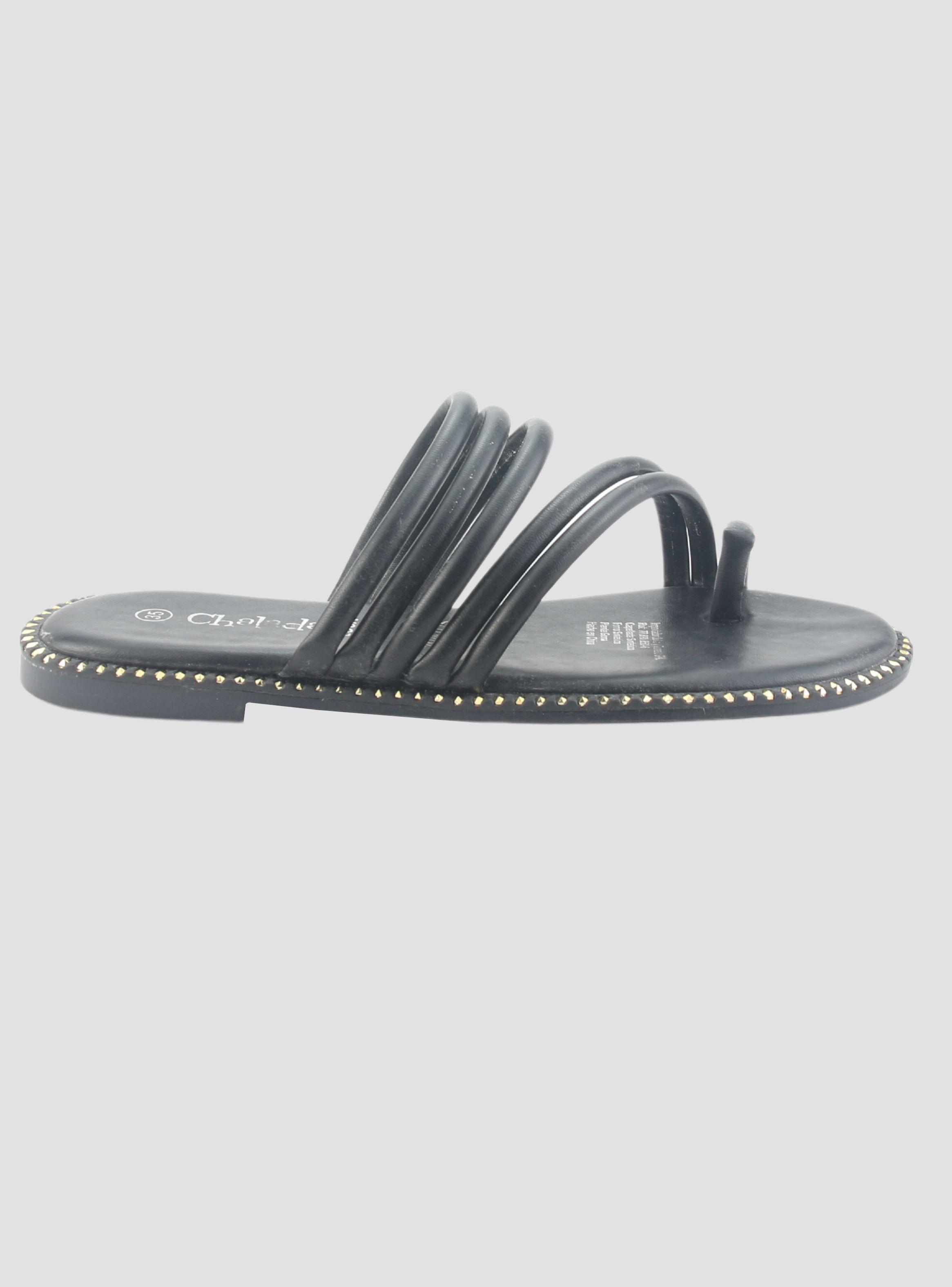 Sandalia Chalada Mujer Amalfi-1 Negro Casual-0