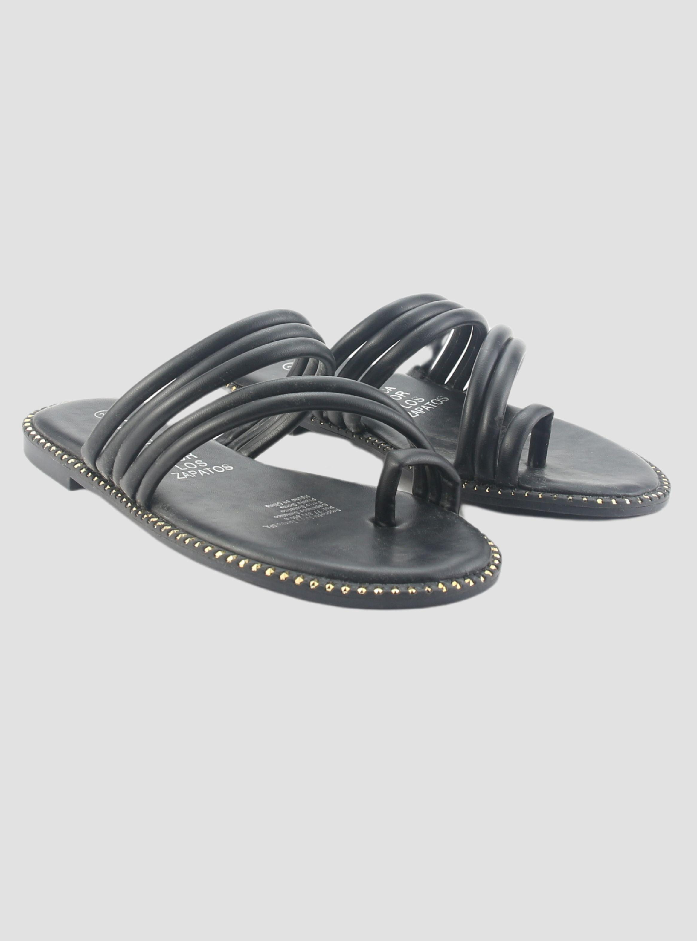 Sandalia Chalada Mujer Amalfi-1 Negro Casual-4