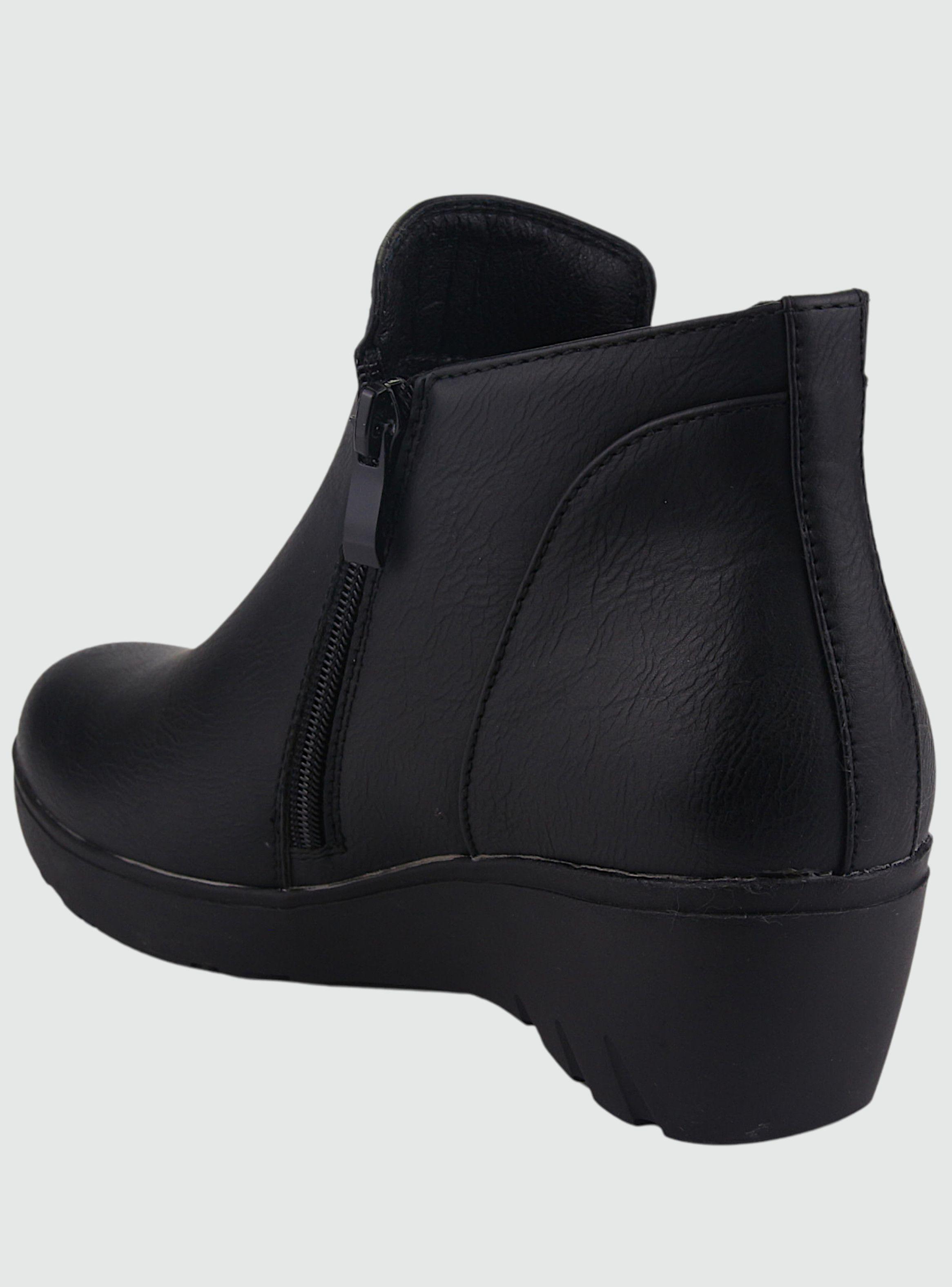 Botin Chalada Mujer Tanda-30 Negro Casual-3