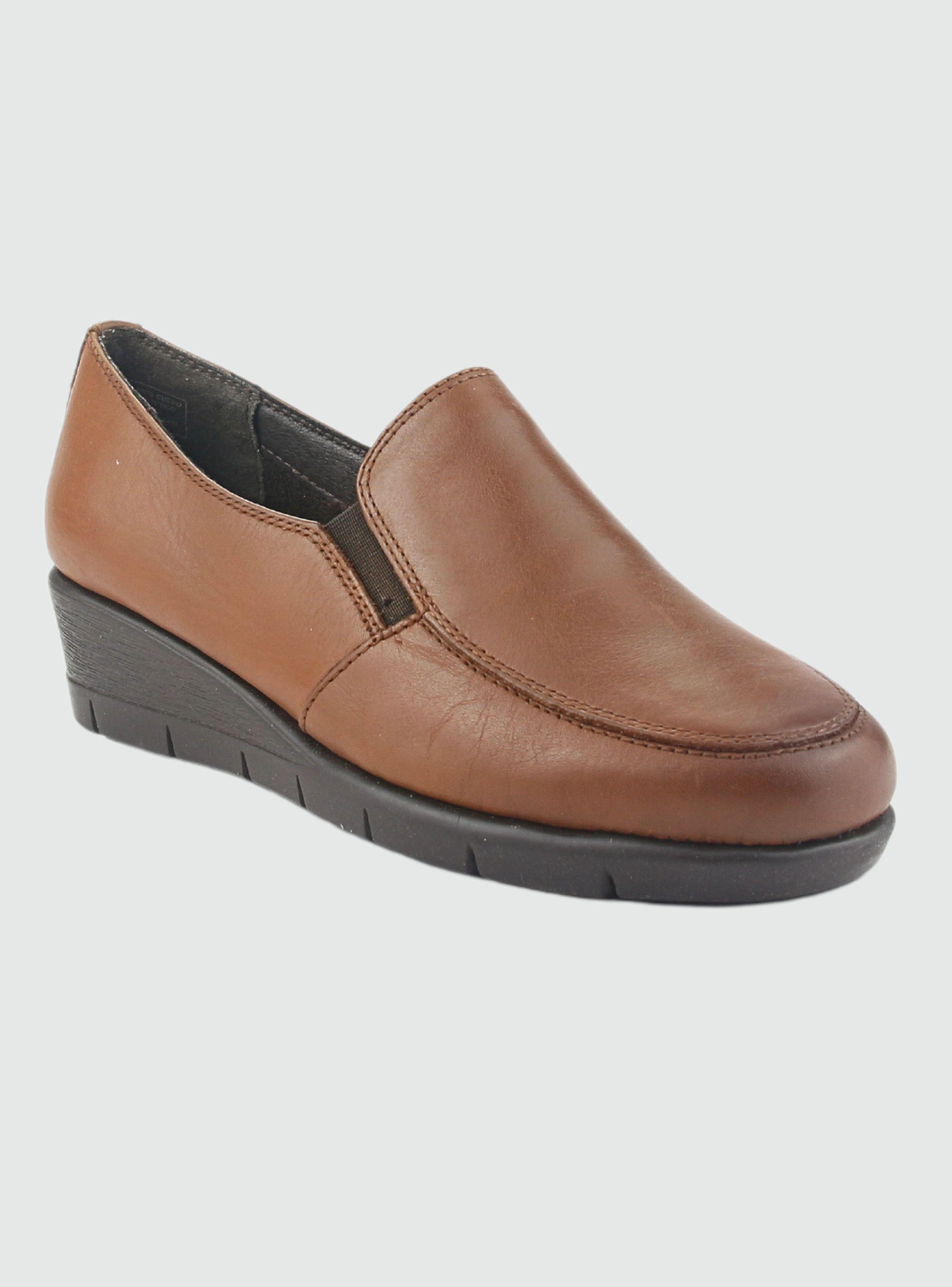 Zapato de Cuero Mujer Casual Café Calafate-2