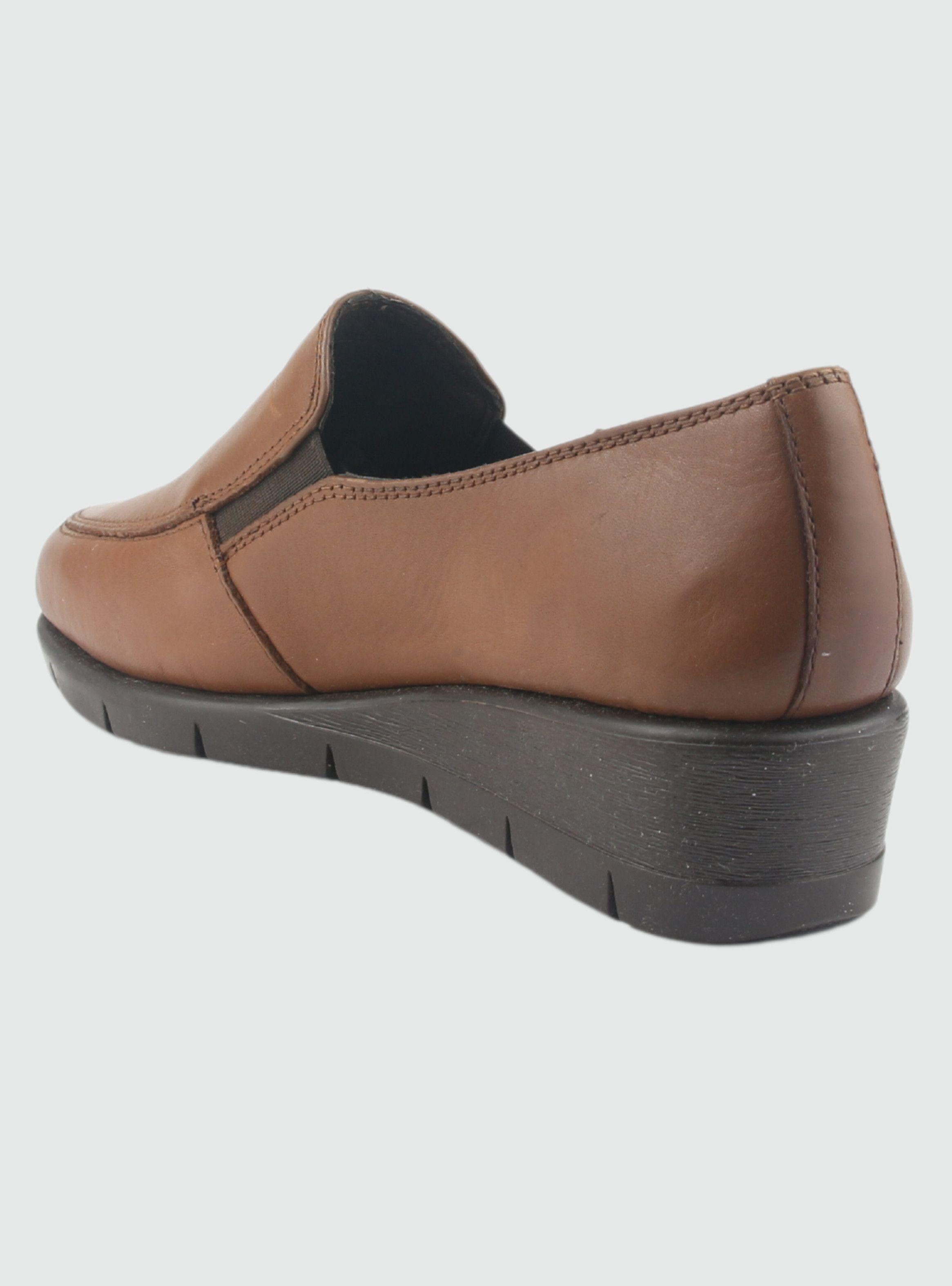 Zapato de Cuero Mujer Casual Café Calafate-3