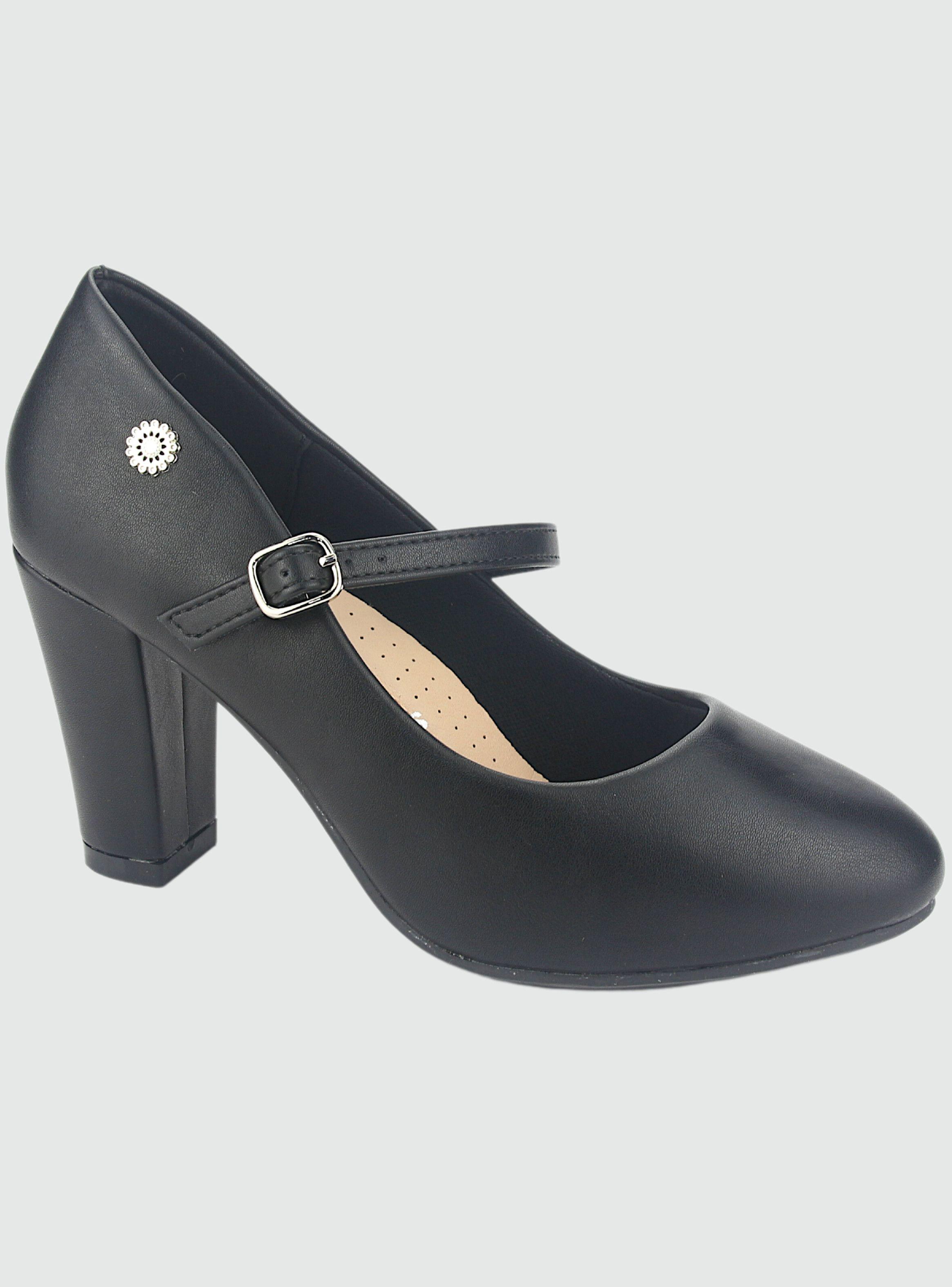 Zapato Chalada Mujer Cobna-5 Negro Casual-0