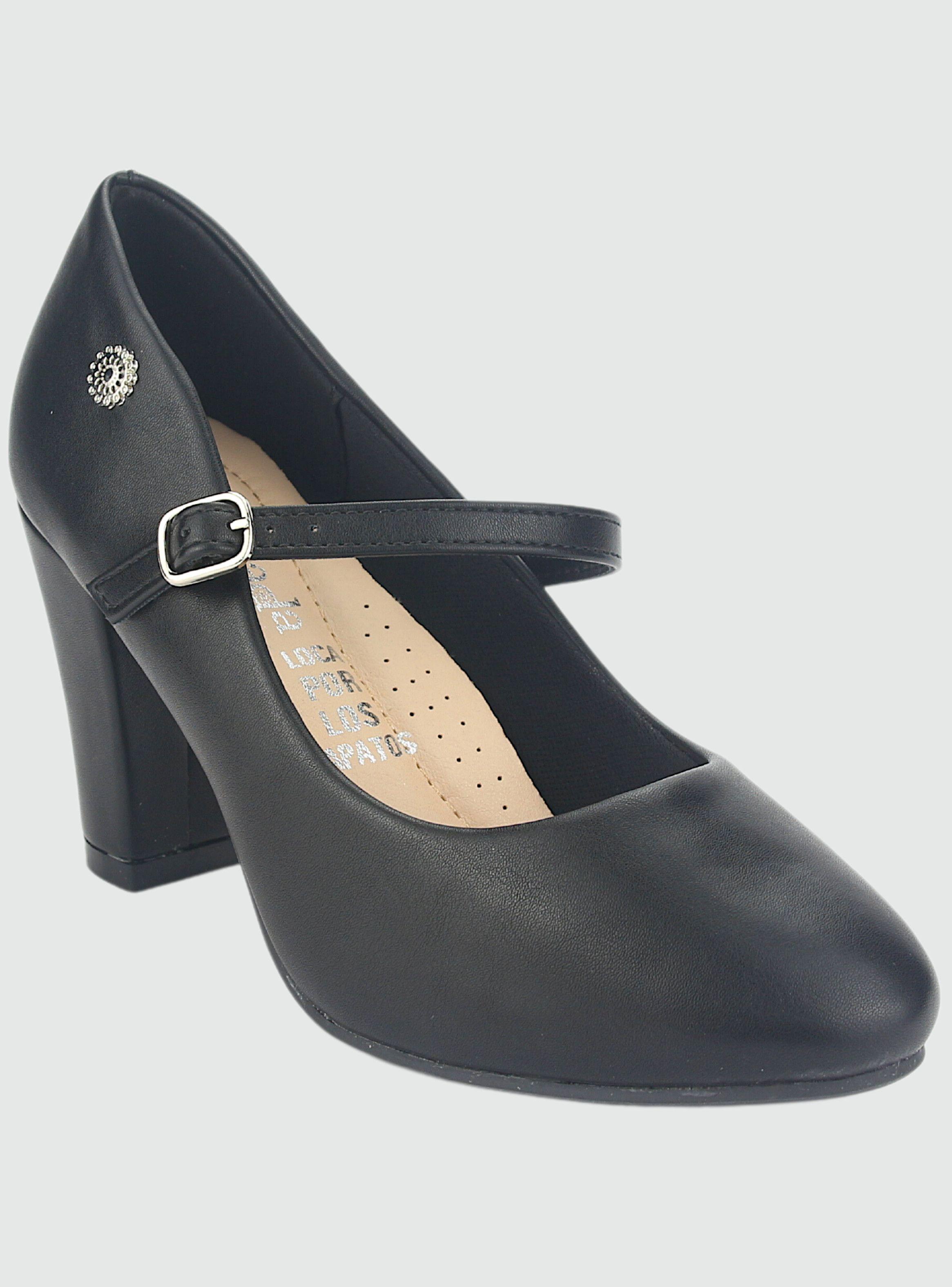 Zapato Chalada Mujer Cobna-5 Negro Casual-2