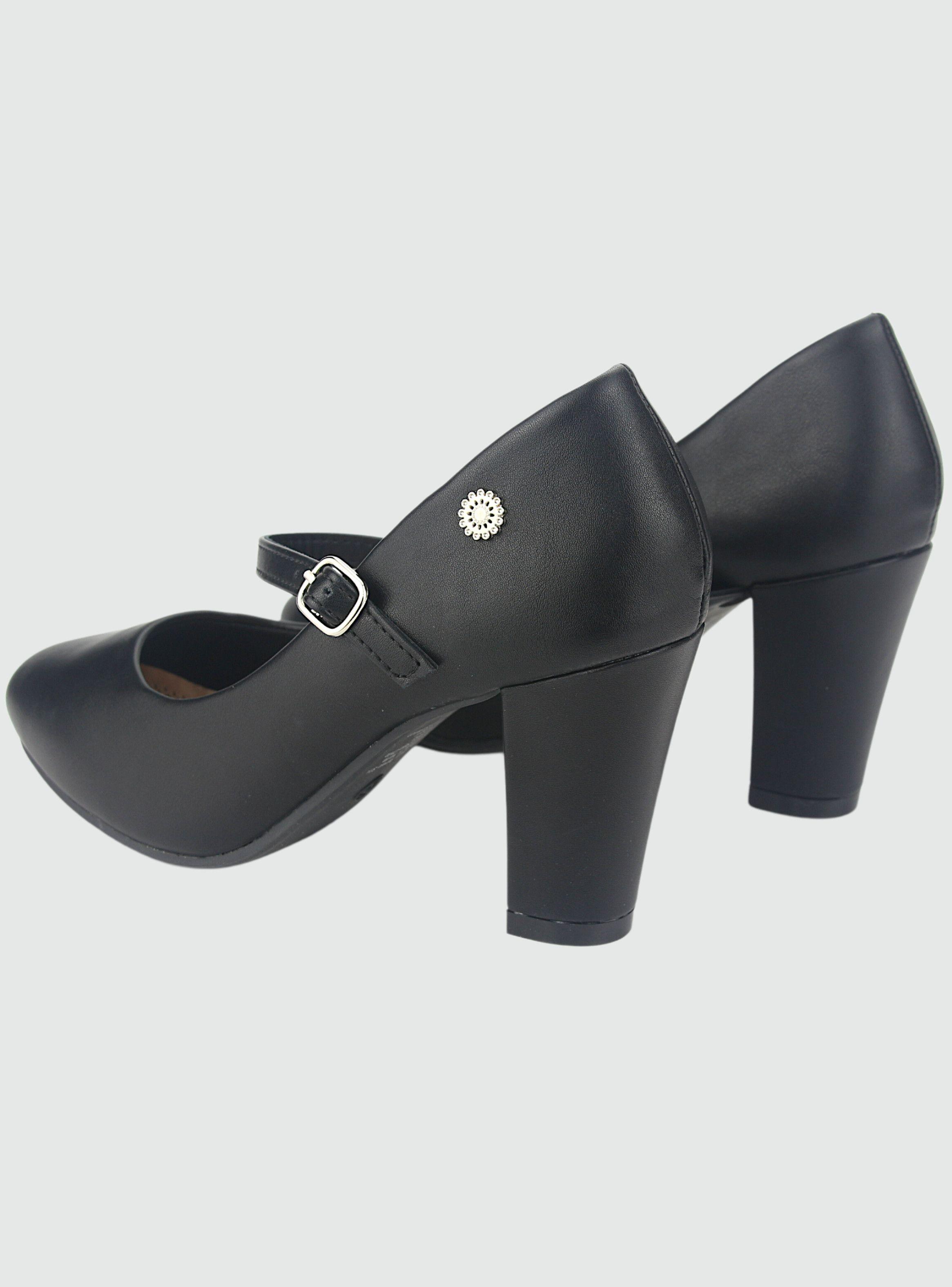 Zapato Chalada Mujer Cobna-5 Negro Casual-4