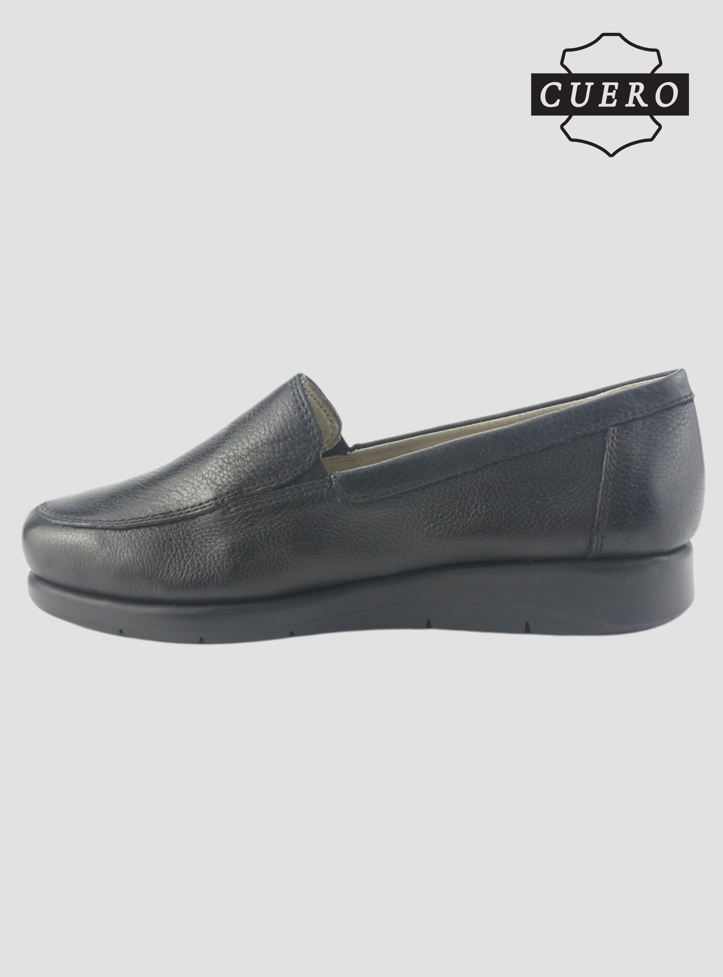 Mocasin de Cuero Chalada Mujer Cira-1 Negro Casual-2