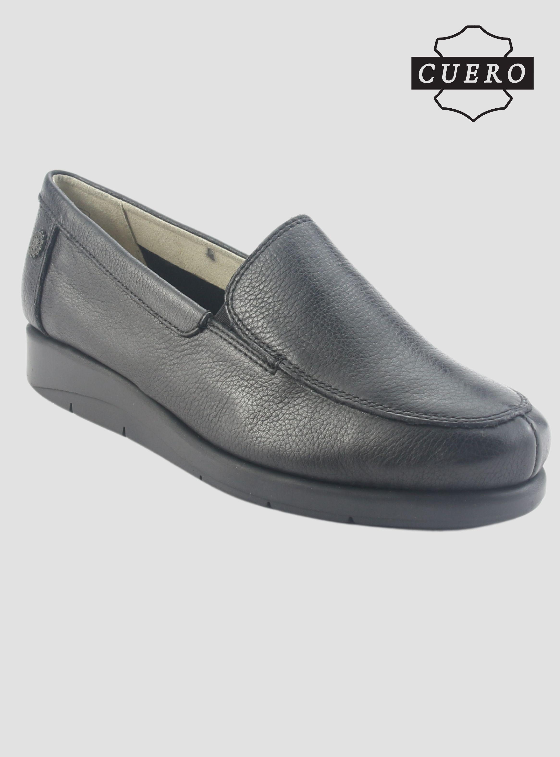 Mocasin de Cuero Chalada Mujer Cira-1 Negro Casual-3
